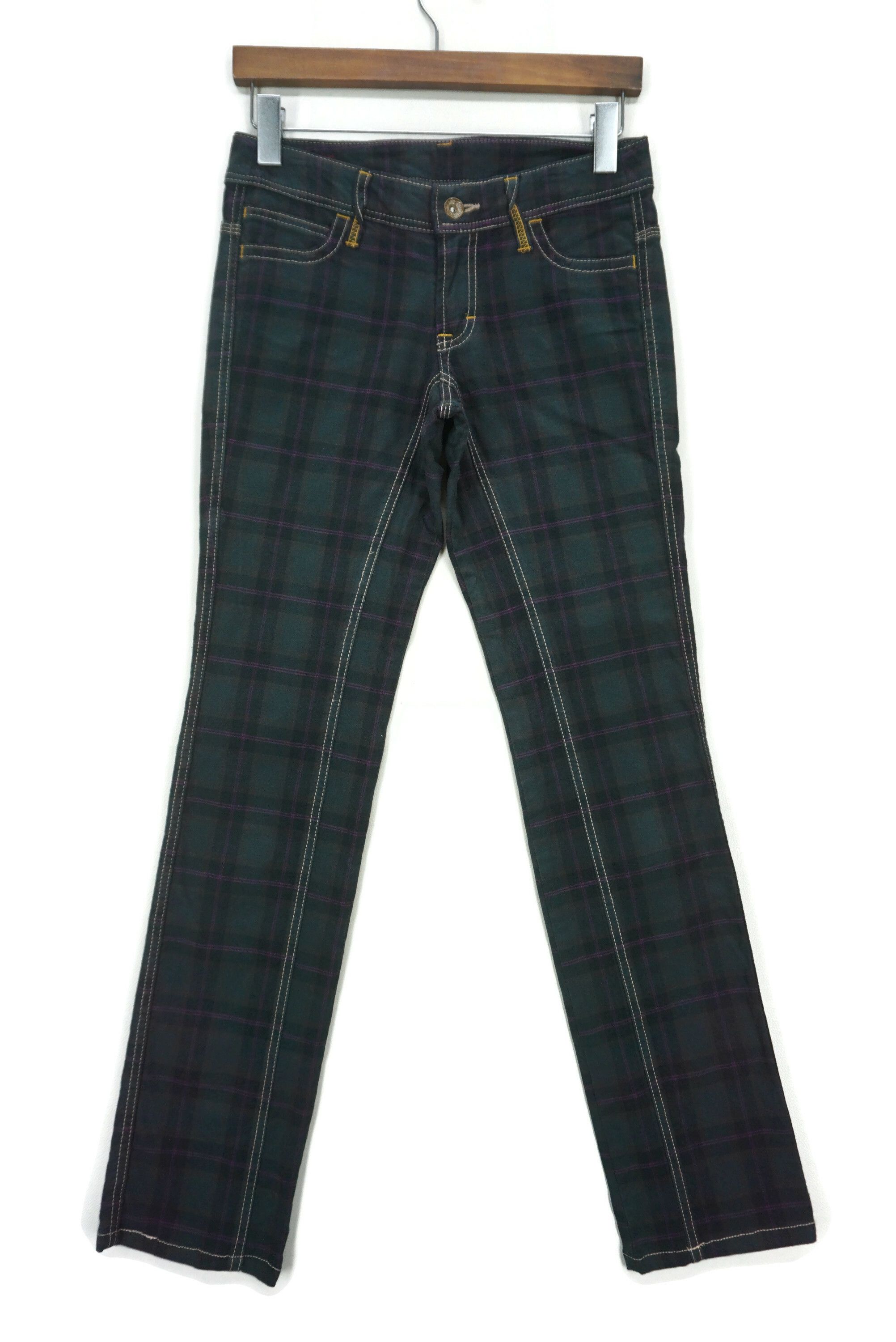 Japanese Brand Betty Smith Pants fit W29xL31 Low-Rise Skinny Buckled Back Size 26" / US 2 / IT 38 - 1 Thumbnail