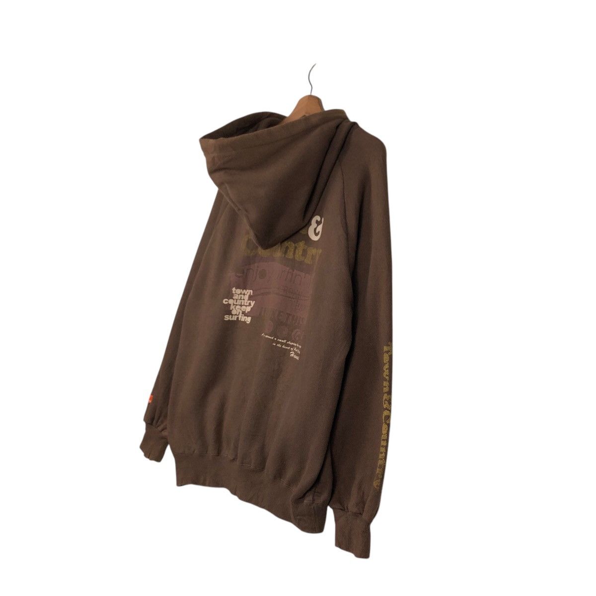 Japanese Brand × Vintage 📌Vintage Hoodie Pull Over Town & Craft Hawaii Surf Big Logo Size US M / EU 48-50 / 2 - 12 Thumbnail
