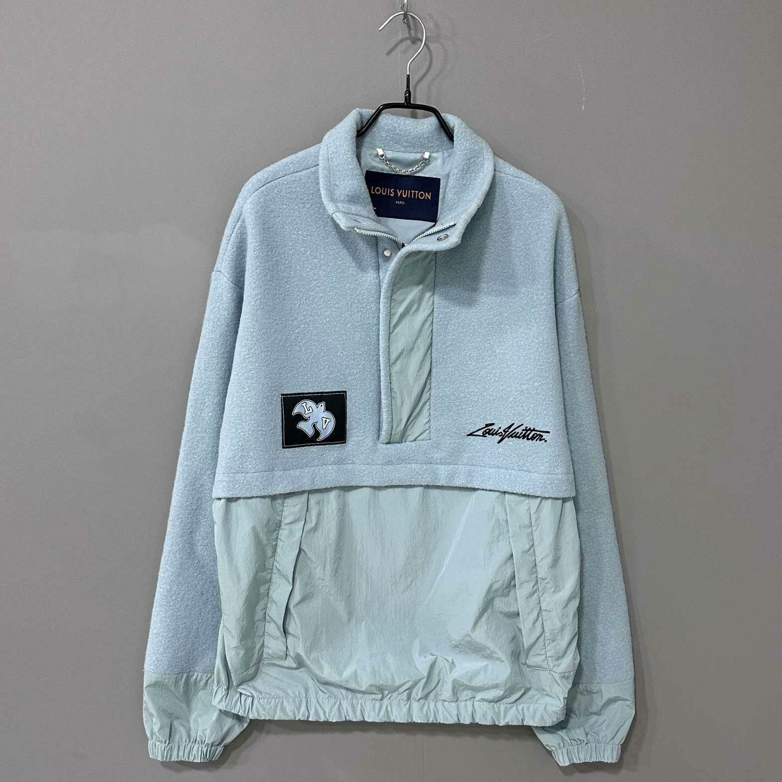 Louis Vuitton Louis Vuitton Embroidered Blue Light Jacket xl Men Size US XL / EU 56 / 4 - 1 Thumbnail