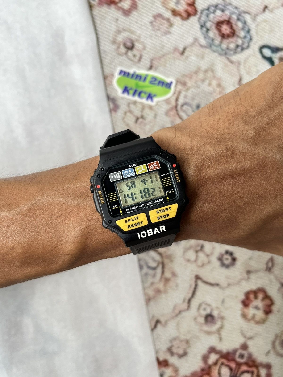 ALBA Rare Vintage ALBA W329-4000 SPORT 10 Digital Watch Size ONE SIZE - 3 Thumbnail
