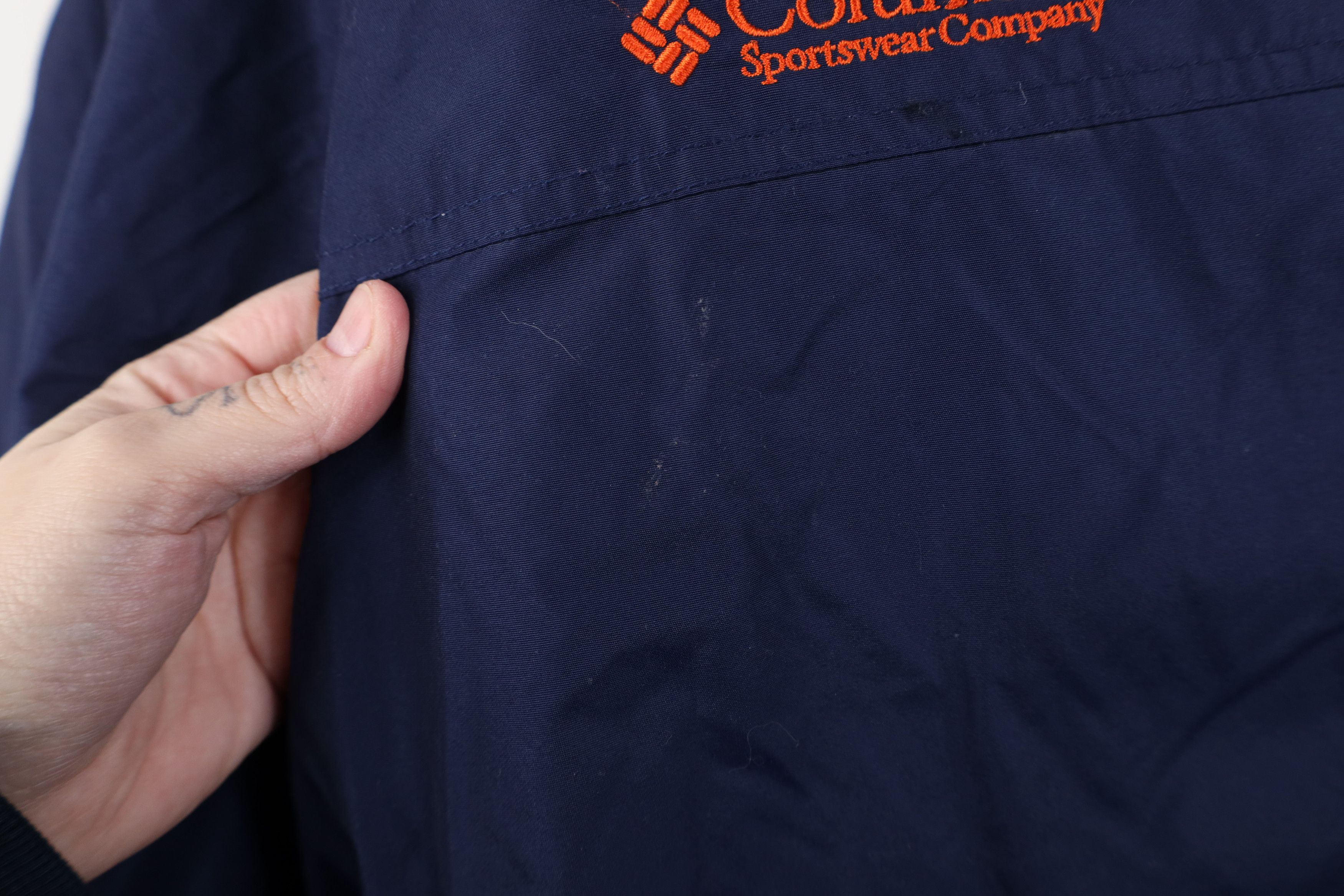 Columbia Vintage 90s Columbia Hooded 2 In 1 Parka Jacket Navy Blue Size US XXL / EU 58 / 5 - 5 Thumbnail