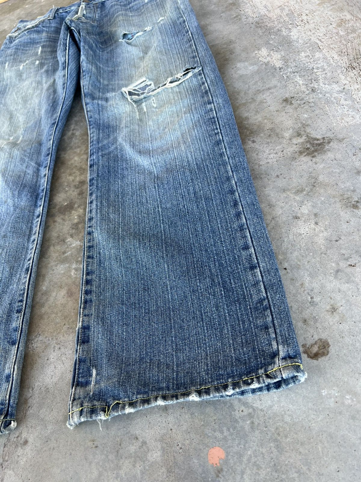 Abercrombie & Fitch Vintage Flare Abercrombie & Fitch Distress Jean Size US 32 / EU 48 - 8 Thumbnail