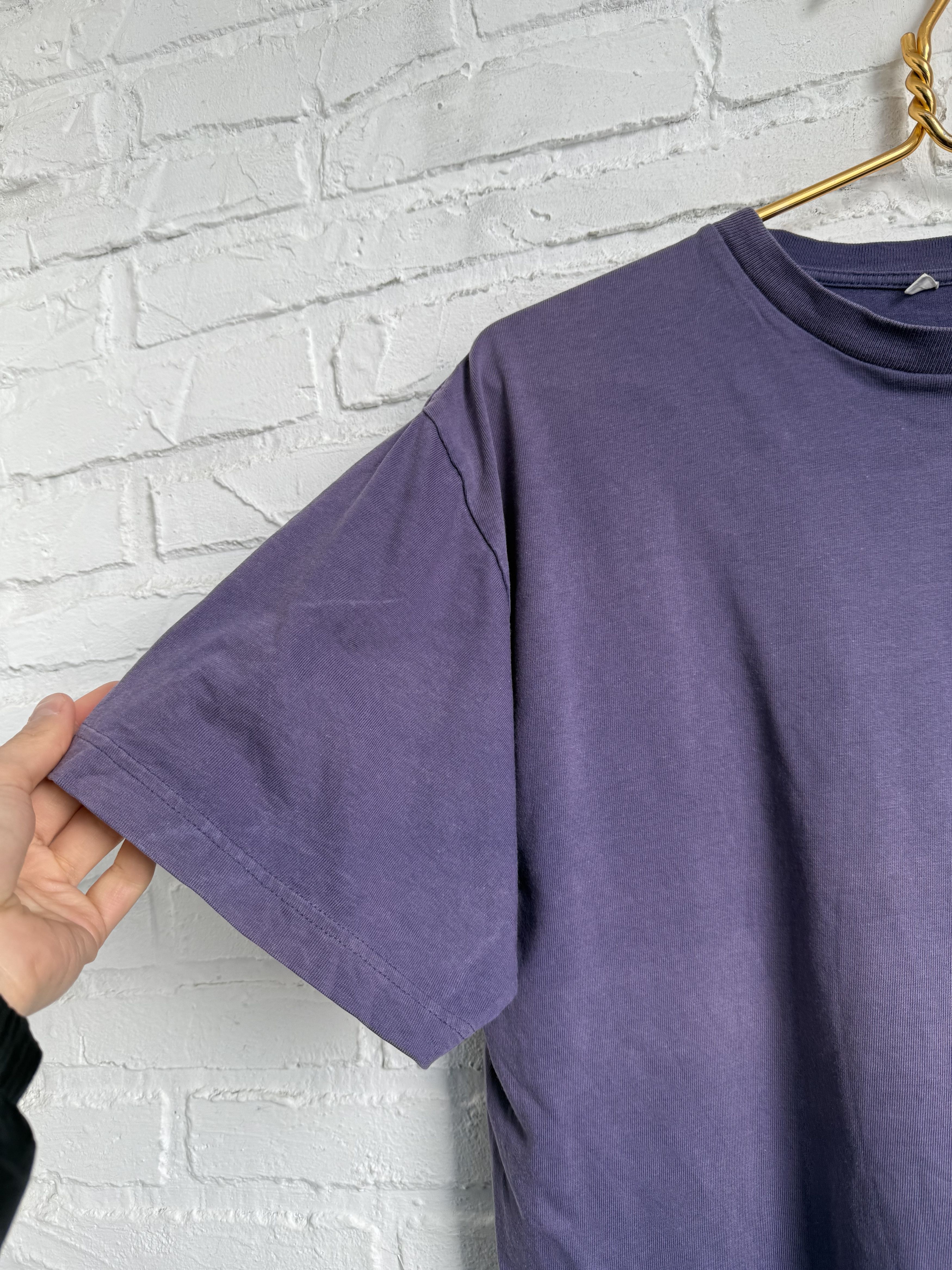 Oxbow Vintage 90s Oxbow industrial logo violet t-shirt Size US M / EU 48-50 / 2 - 5 Thumbnail