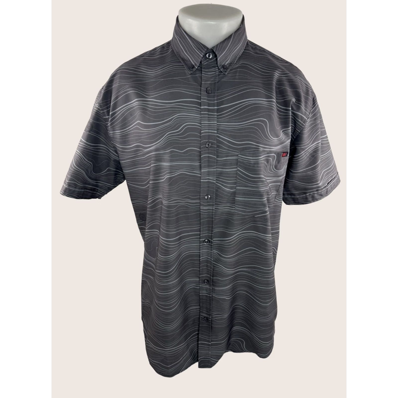 Star Wars STAR WARS / RSVLTS - Mens L Shirt Shirt Men L Gray Short Sleeve Button-Up 90s Concert C1 Size US L / EU 52-54 / 3 - 1 Thumbnail