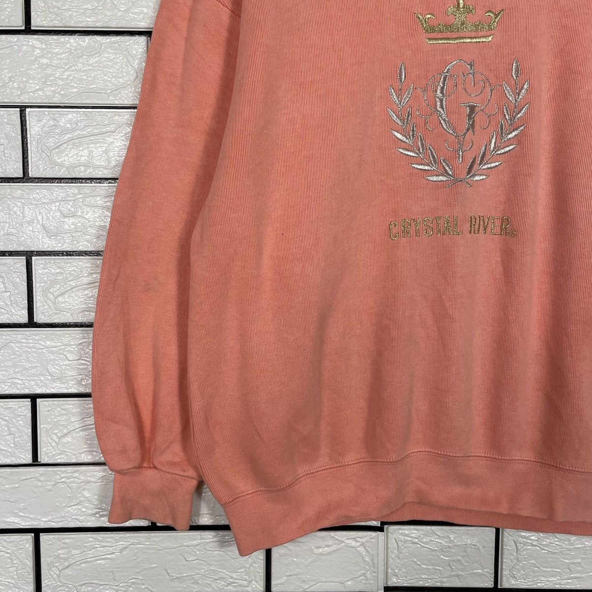 Japanese Brand Vintage Crystal River Big Logo Sweatshirt Size US M / EU 48-50 / 2 - 3 Thumbnail