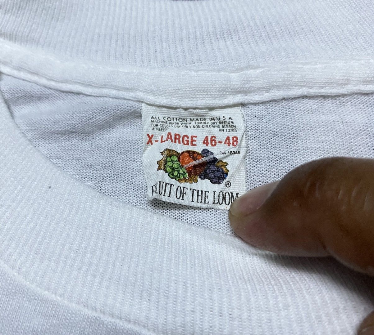 Fruit Of The Loom × Vintage Rare‼️🔥Vintage Gucci Bootleg Print Foam Big Logo T-Shirt Size US M / EU 48-50 / 2 - 5 Thumbnail