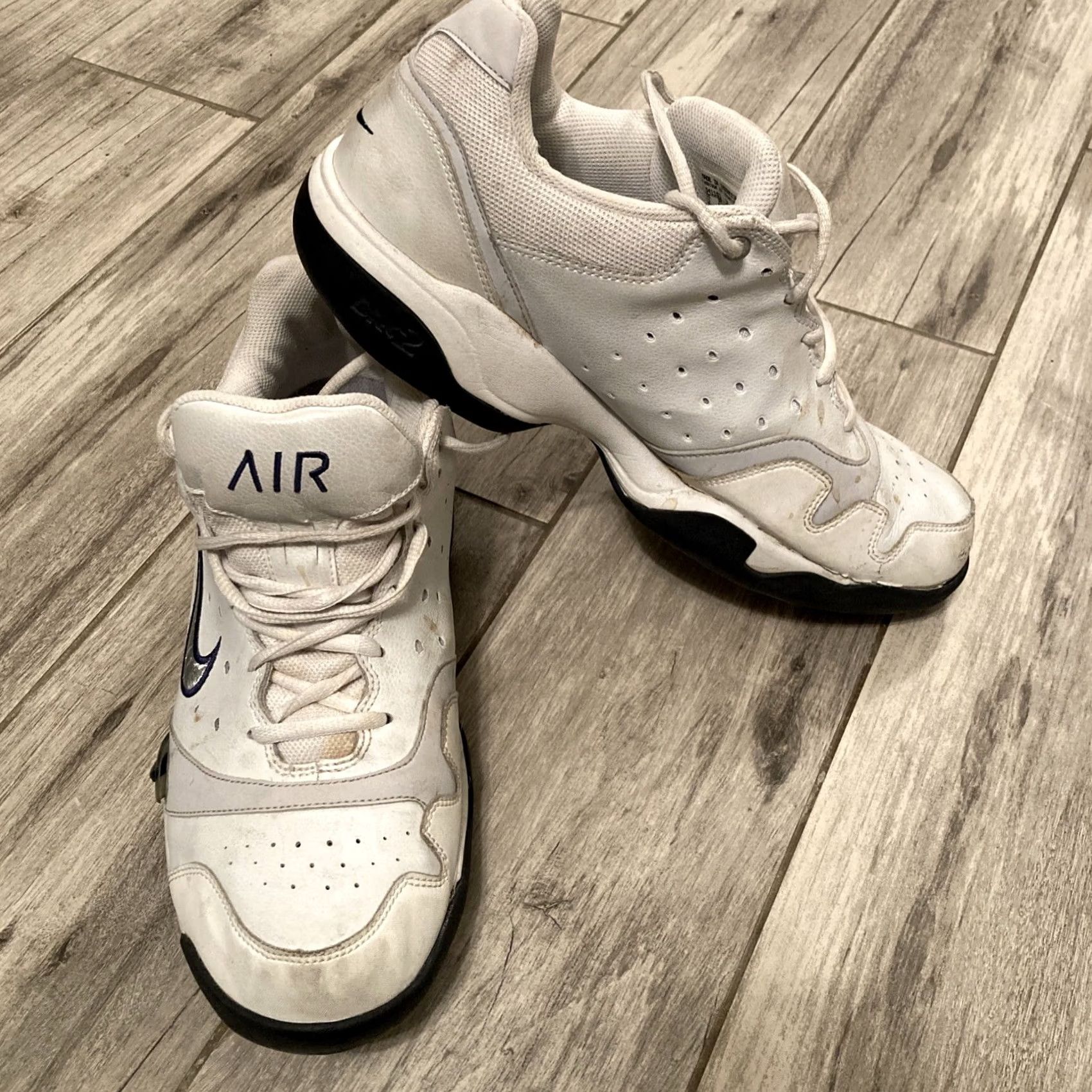 Nike VINTAGE Nike Air DRC2 Sneakers White Men 12 46 2004 Dad Lawnmowers Size US 11 / EU 44 - 2 Thumbnail