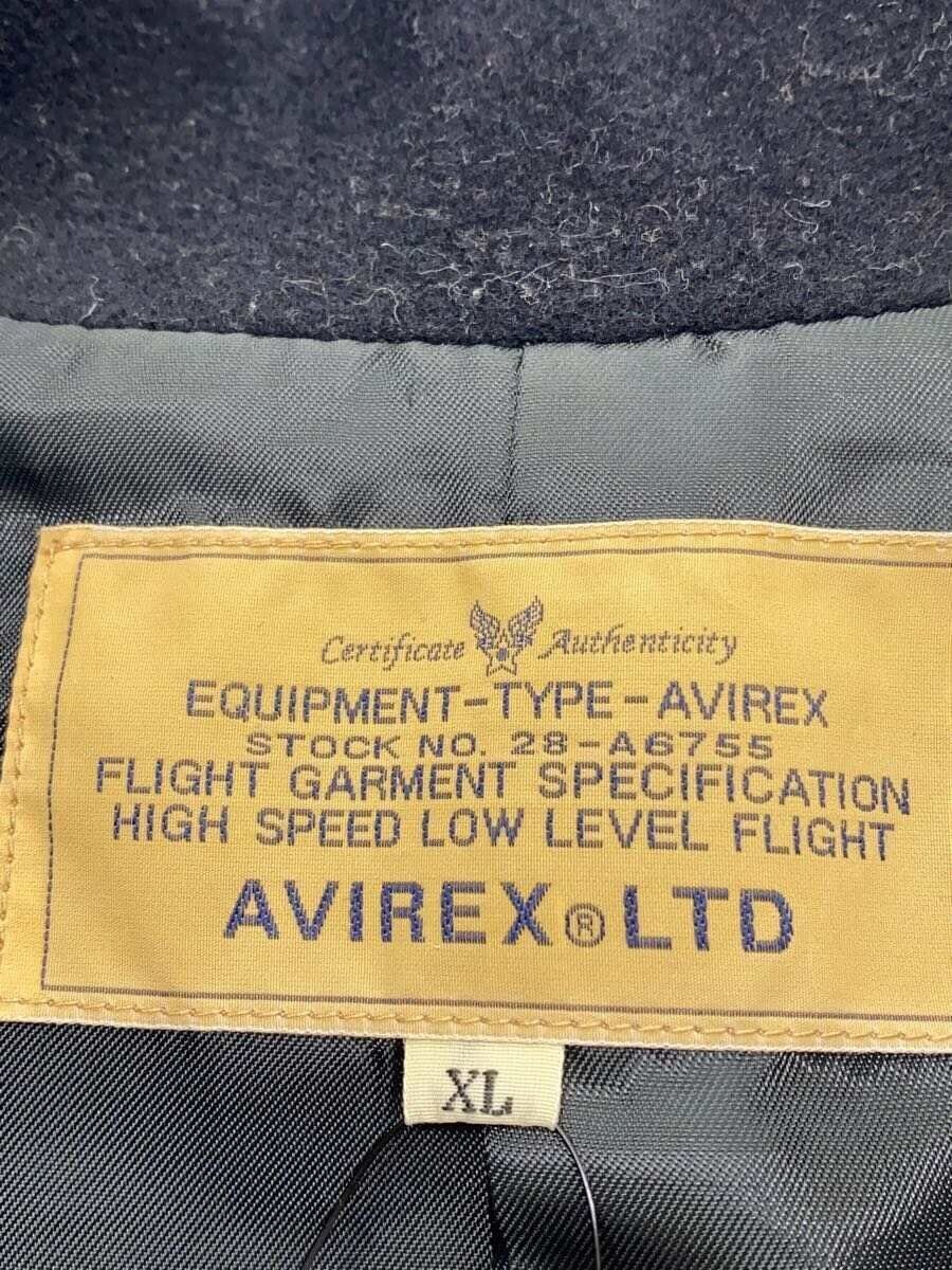 Avirex Avirex Plain Wool Peacoat Black Size US XL / EU 56 / 4 - 3 Thumbnail
