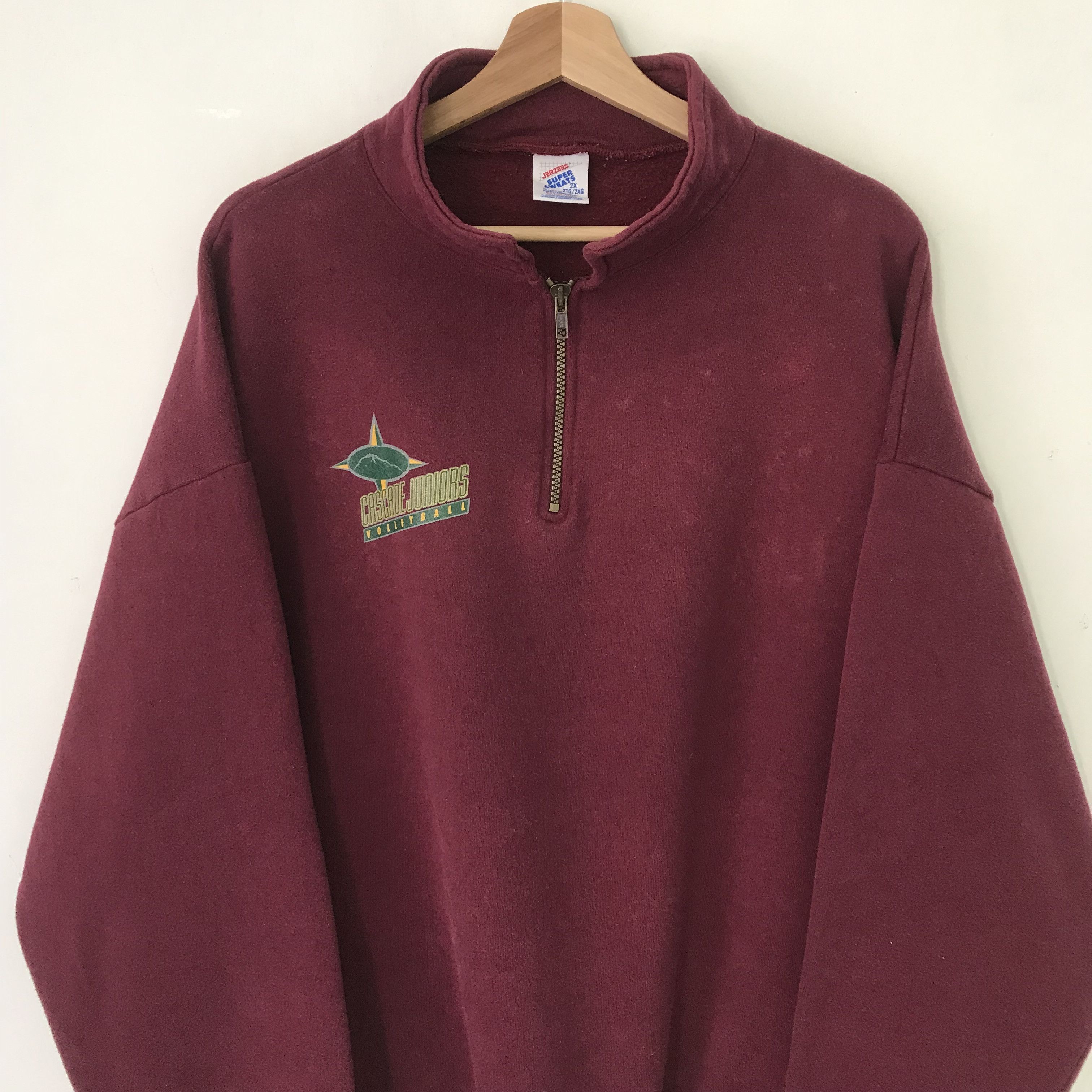 Vintage Vintage 90s Cascade Juniors Maroon - 312 Size US XL / EU 56 / 4 - 3 Thumbnail