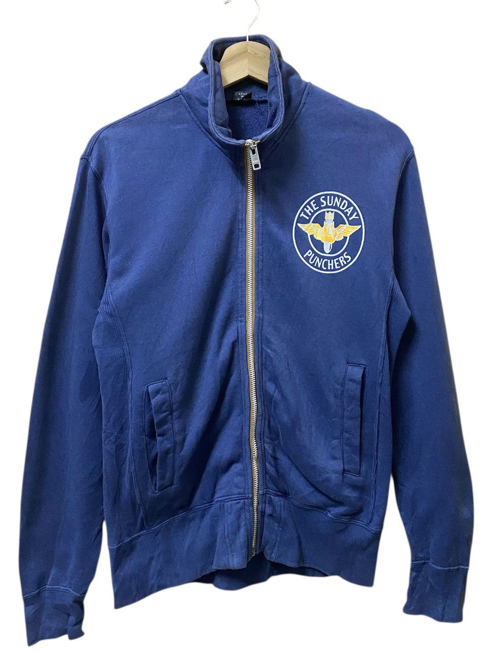 Avirex Avirex Army Air Forces Sweater Zipper Blue Black Size US S / EU 44-46 / 1 - 1 Thumbnail