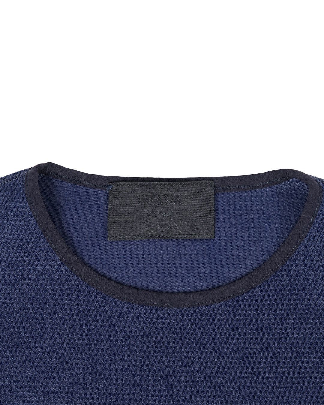 Prada Prada Mens S/S2000 Mesh Navy Top Size US M / EU 48-50 / 2 - 2 Thumbnail