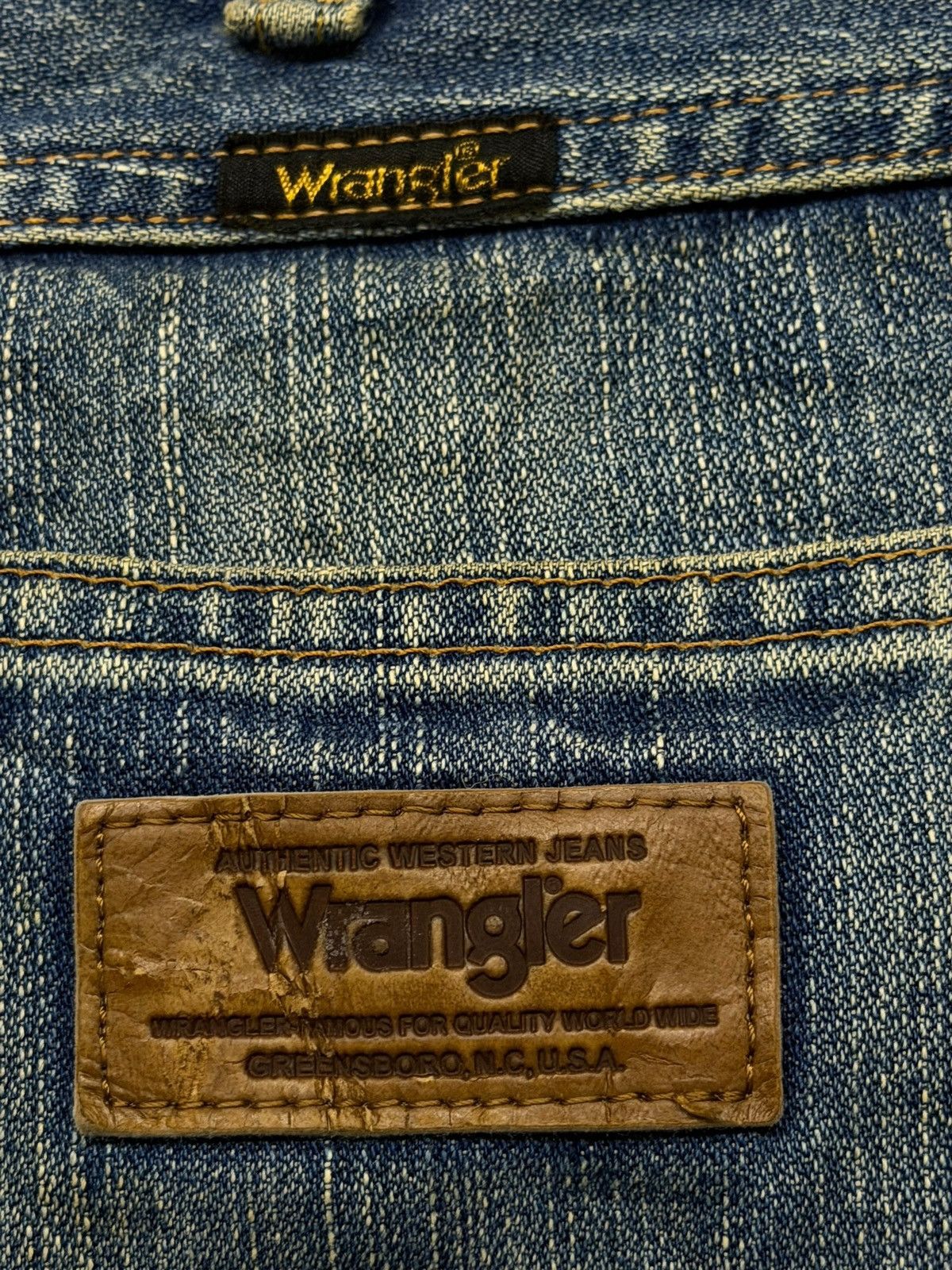 Wrangler Vintage Wrangler Japanese denim Jeans | Relaxed Straight W35 Size US 35 - 11 Thumbnail