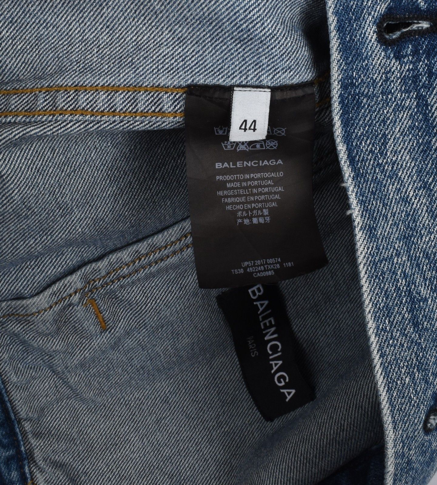 Balenciaga Balenciaga Men Jacket “Mode” Denim Jeans, Large, S1996 Size US L / EU 52-54 / 3 - 7 Thumbnail