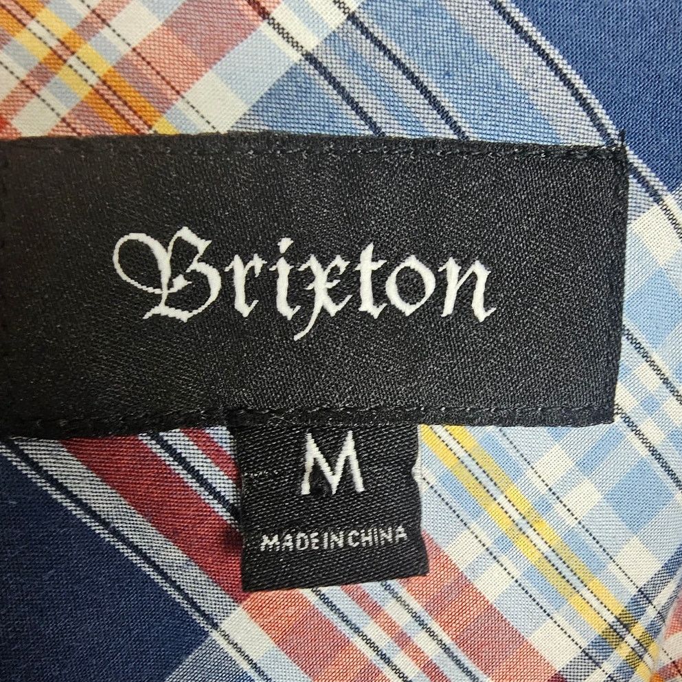Brixton Brixton Mens Plaid Button Shirt M Plaid Preppy Grunge Skater Size US M / EU 48-50 / 2 - 6 Thumbnail