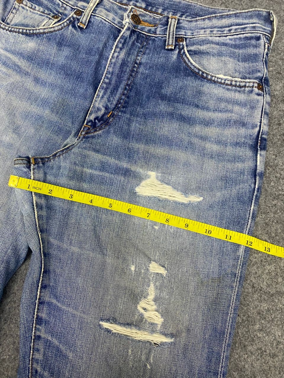 If Six Was Nine 💥Best Offer💥Vintage Edwin 503 Distressed Denim Size US 32 / EU 48 - 8 Thumbnail