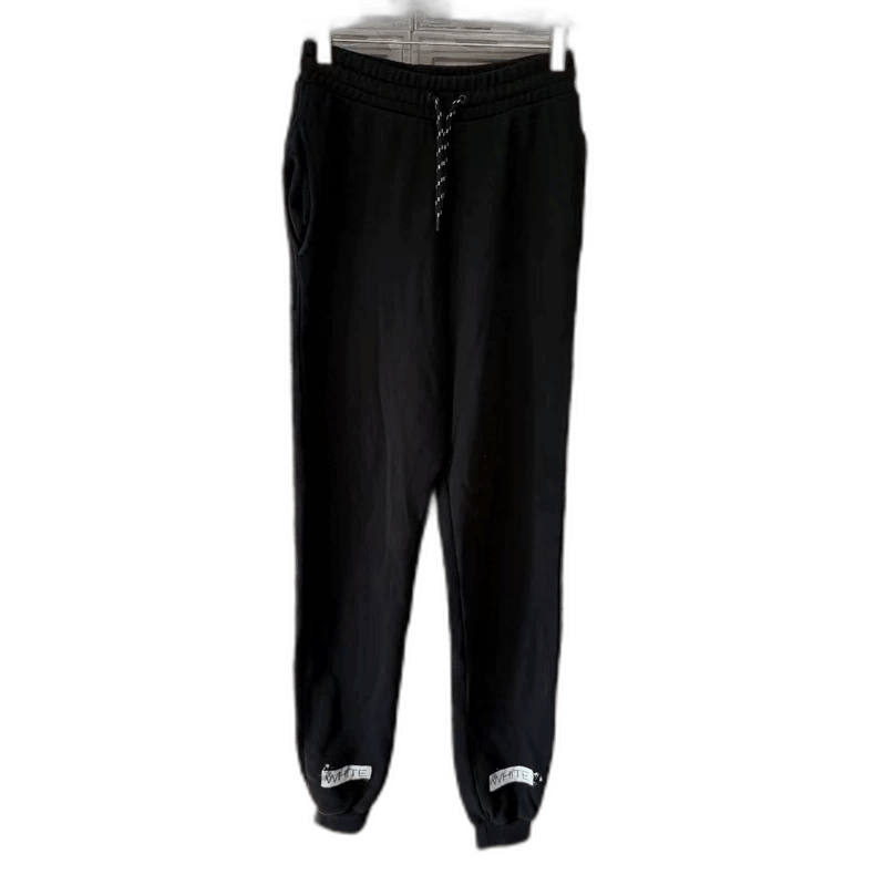 Balenciaga Off White Sweatpants with Drawstring Waist-2506 Size US 26 / EU 42 - 1 Thumbnail