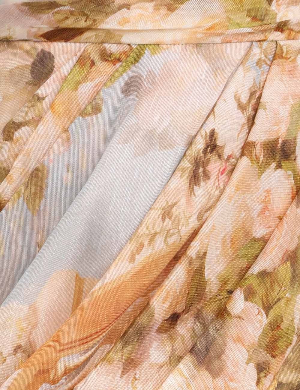 Zimmermann oc11z0225 Luminosity Drape Mini Skirt in Multicolor Size 27" / US 4 / IT 40 - 3 Thumbnail