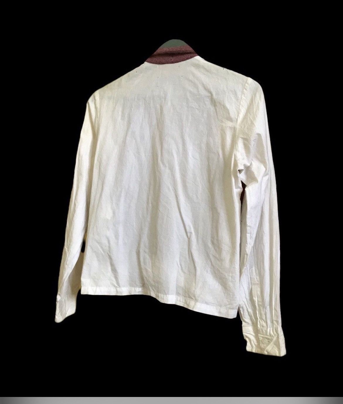 Comme des Garcons × Junya Watanabe × Rei Kawakubo AD1999 Shirt Double layer Wool artwork Size M / US 6-8 / IT 42-44 - 16 Thumbnail