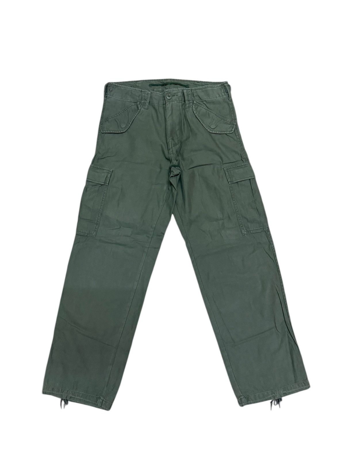 Vintage Vintage The World Cargo Back Number Cargo Pants Streetwear Size US 30 / EU 46 - 1 Thumbnail