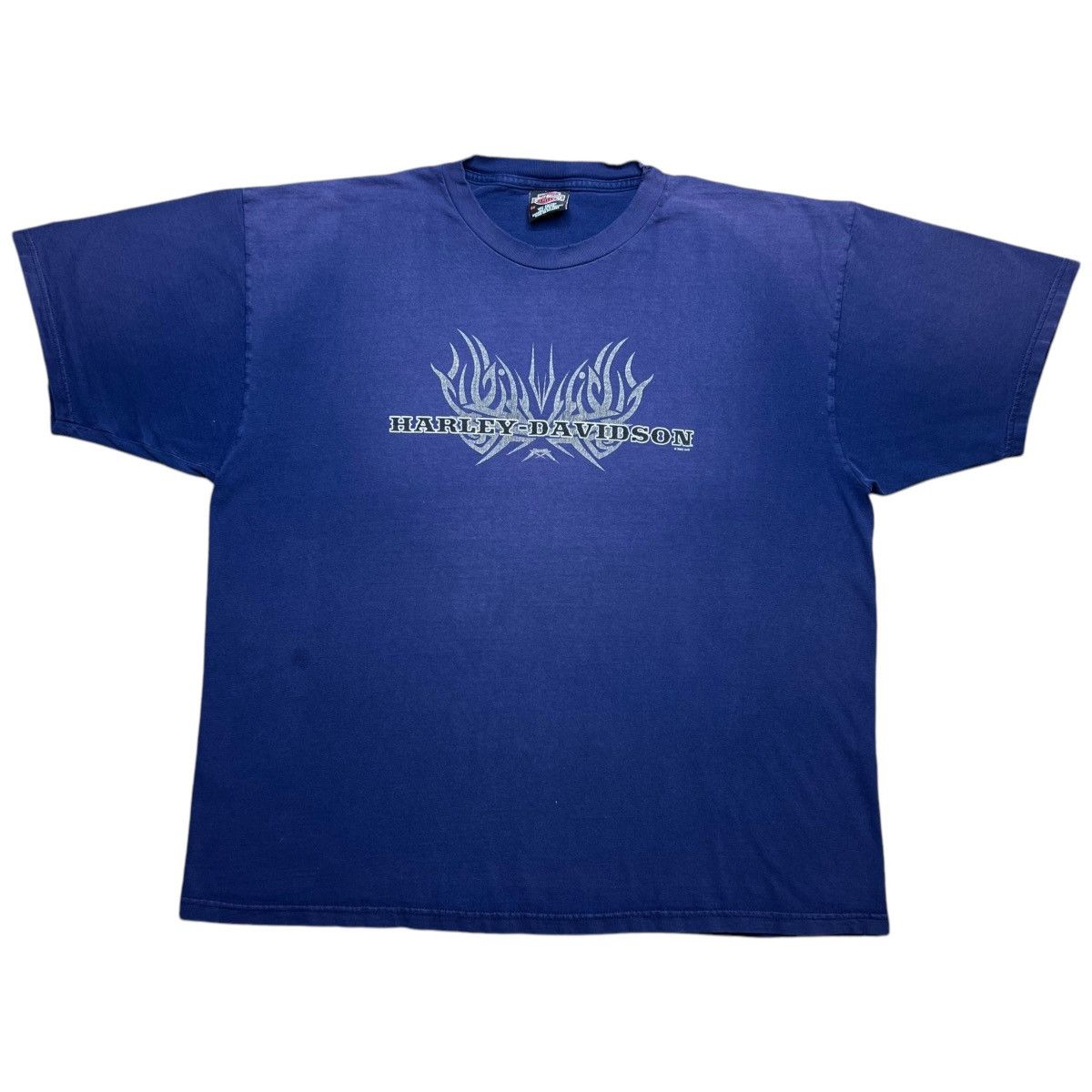 Harley Davidson × Vintage 2002 Harley Davidson Tribal Print Rocky Mountain Denver Tee Size US XXL / EU 58 / 5 - 1 Thumbnail