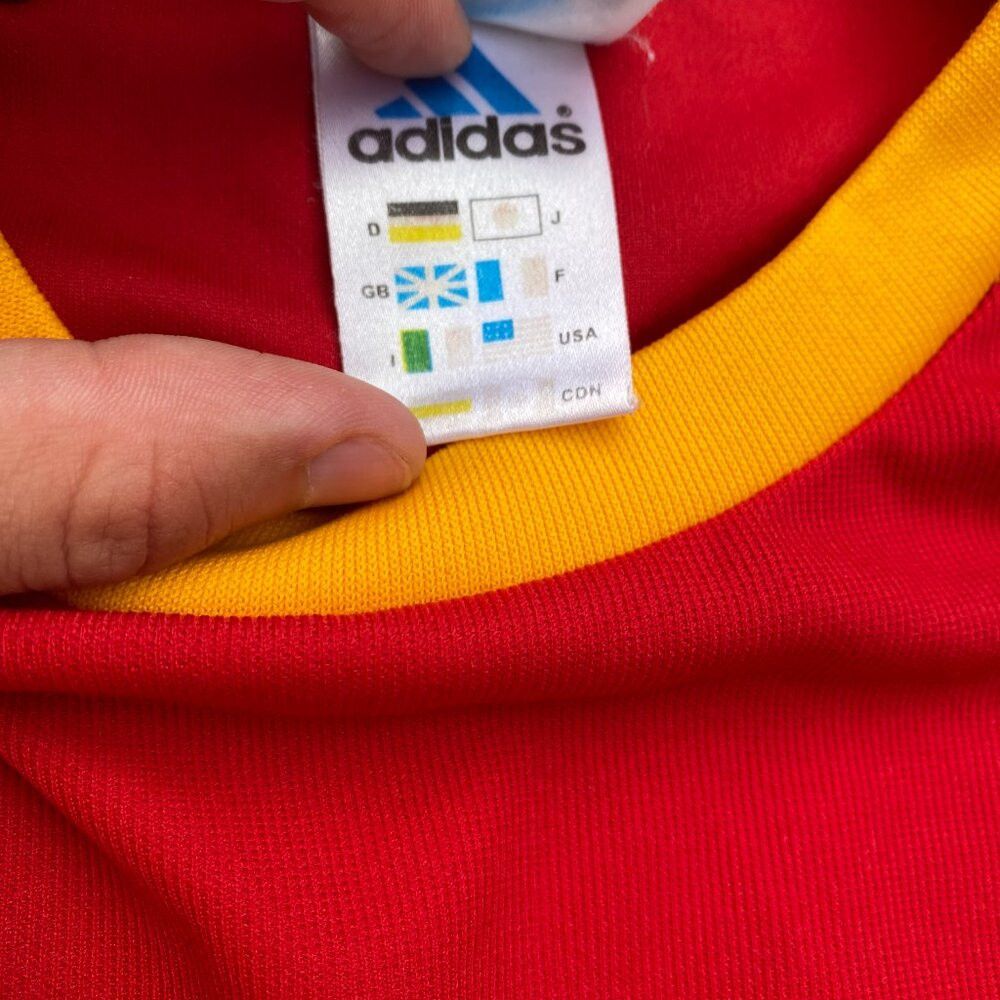 Adidas × Vintage Vintage 2002 Adidas Spain Home Football Soccer Jersey Large Size US L / EU 52-54 / 3 - 4 Thumbnail