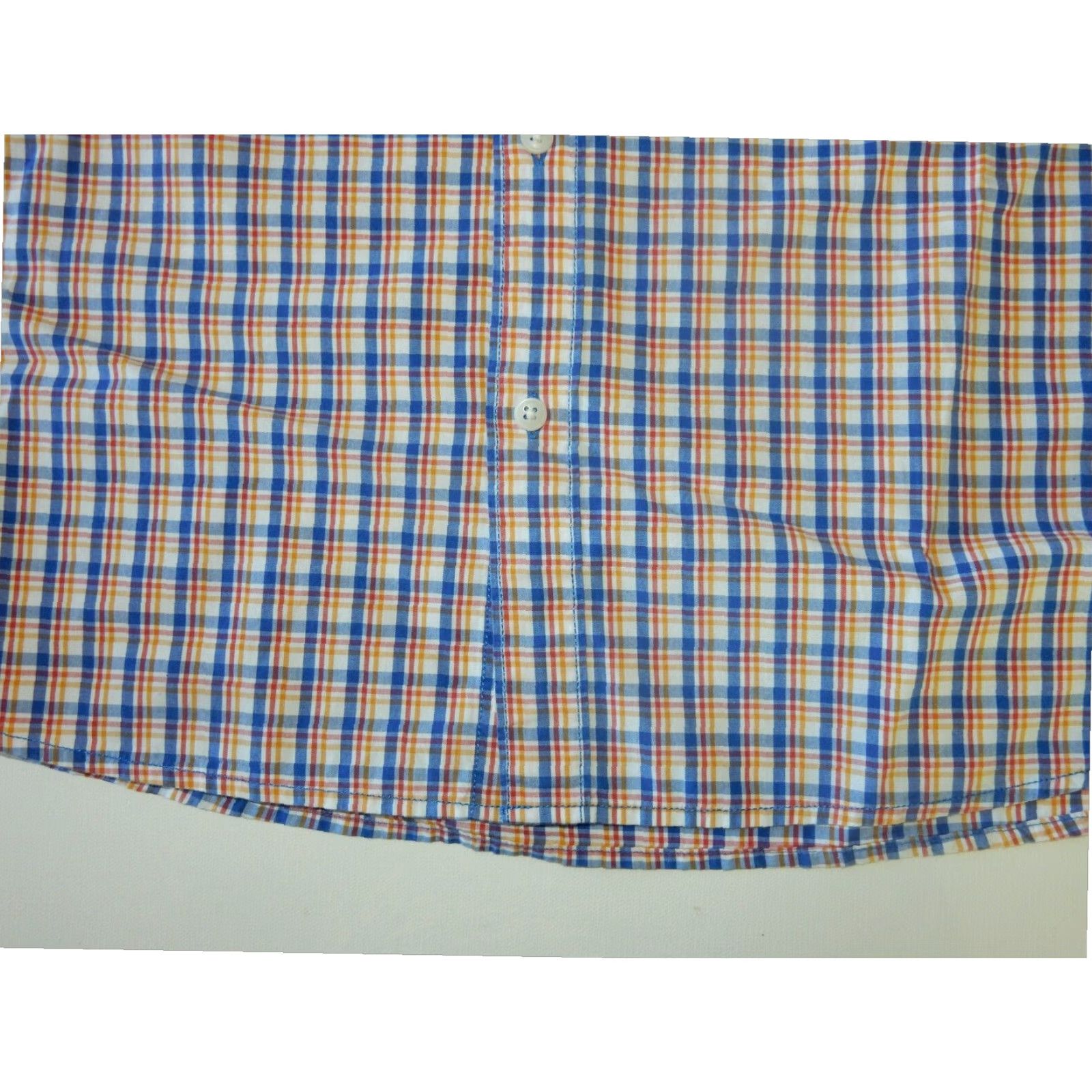 Vintage Bixby Men's Short Sleeve Plaid Button-Up Shirt Blue XL Size US XL / EU 56 / 4 - 2 Thumbnail