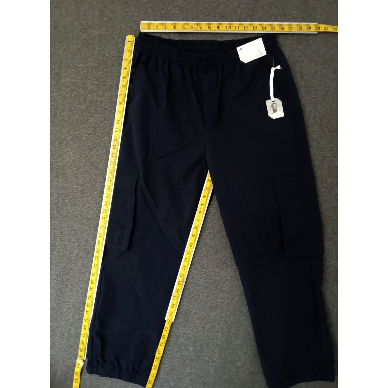 Vintage Stylus Ladarius Campbell Cargo Pants Men L Navy Cargo Pants Men L Navy Adjustable Stretch Canvas Cotton Size US 33 - 4 Thumbnail