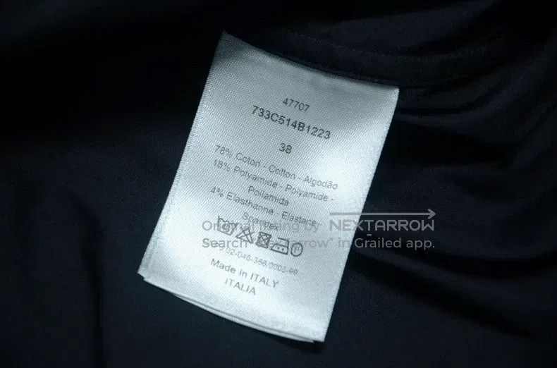 Dior Dior Size38 Little Bee Embroidered Black Shirt Size US XXS / EU 40 - 8 Thumbnail