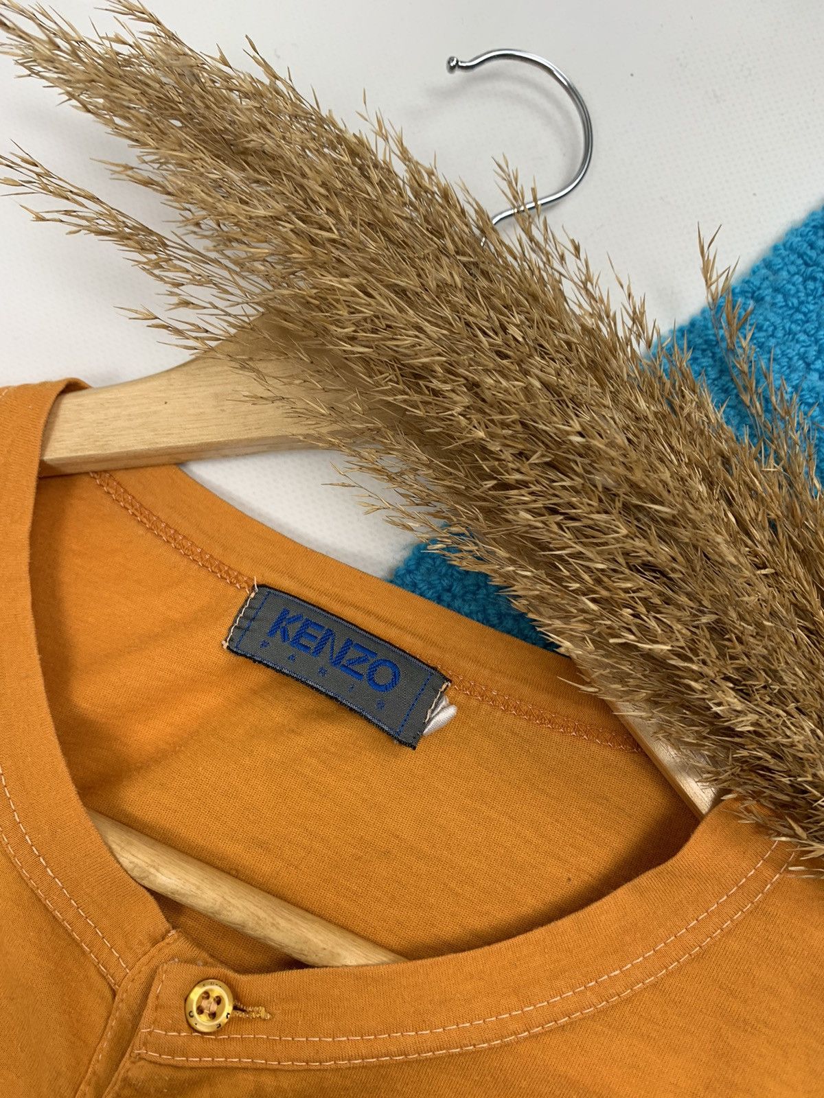 Designer × Kenzo × Vintage Vintage Kenzo Basic Oversize Orange T-Shirt Size US XL / EU 56 / 4 - 5 Thumbnail
