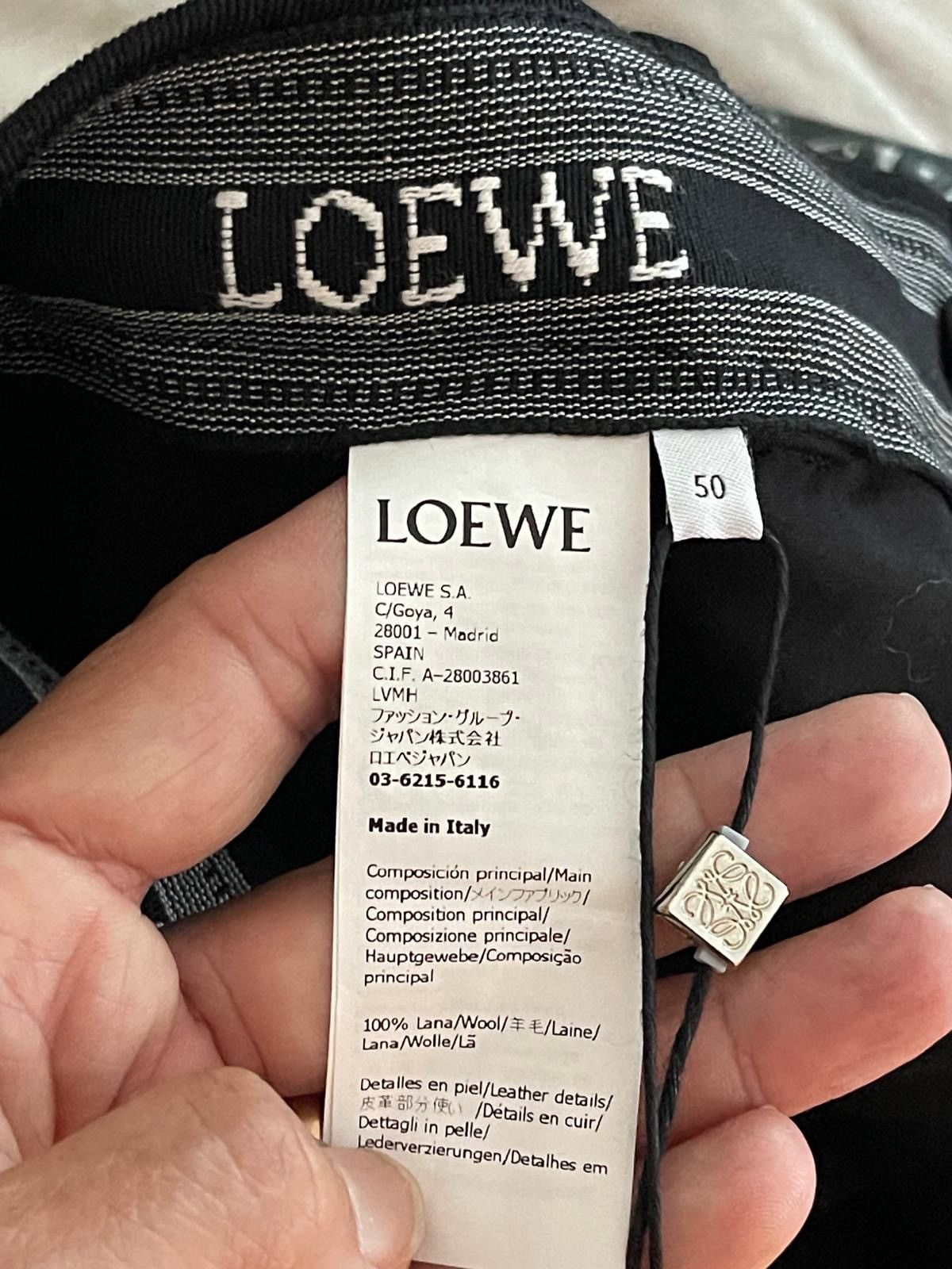 Loewe Loewe Black Trouser Pants Size US 34 / EU 50 - 5 Thumbnail