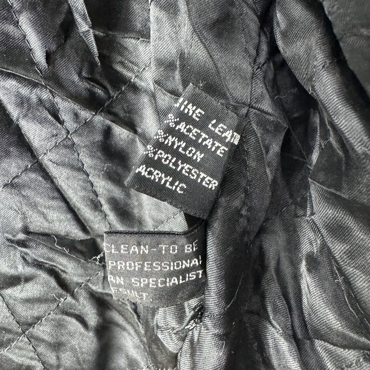 Georges Marciano × Guess × Vintage ☀️GUESS LEAGUE CHAMPION VARSITY LEATHER JACKET Size US M / EU 48-50 / 2 - 11 Thumbnail