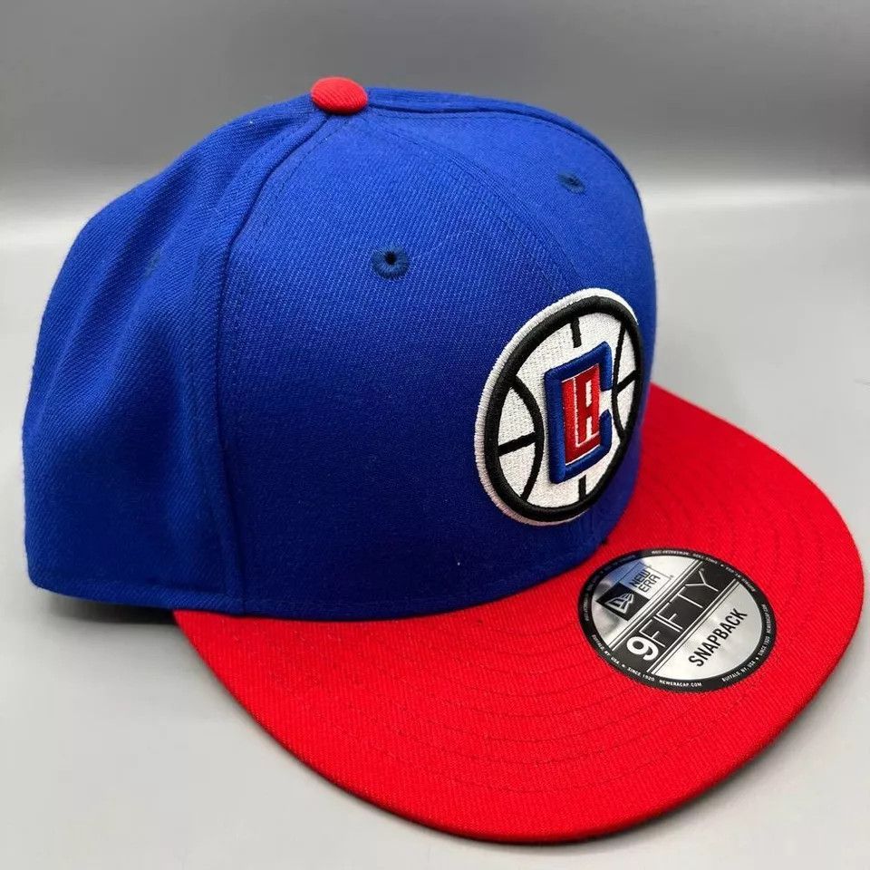 New Era Los Angeles LA Clippers Hat Men 9Fifty New Era NBA Snap Back Size ONE SIZE - 3 Thumbnail