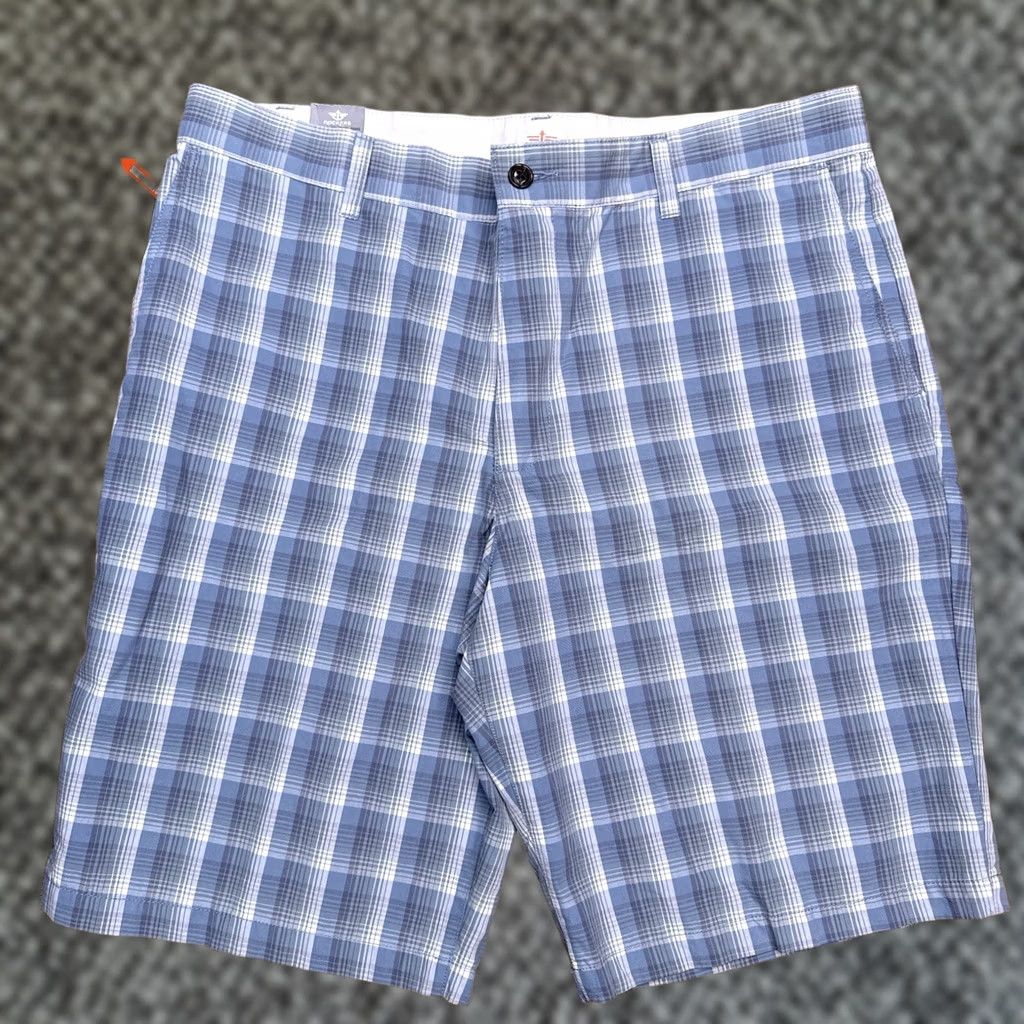 Dockers Dockers Bermuda Short Mens 38 Blue Plaid Pacific Collection Classic Fit New Size US 38 / EU 54 - 1 Thumbnail