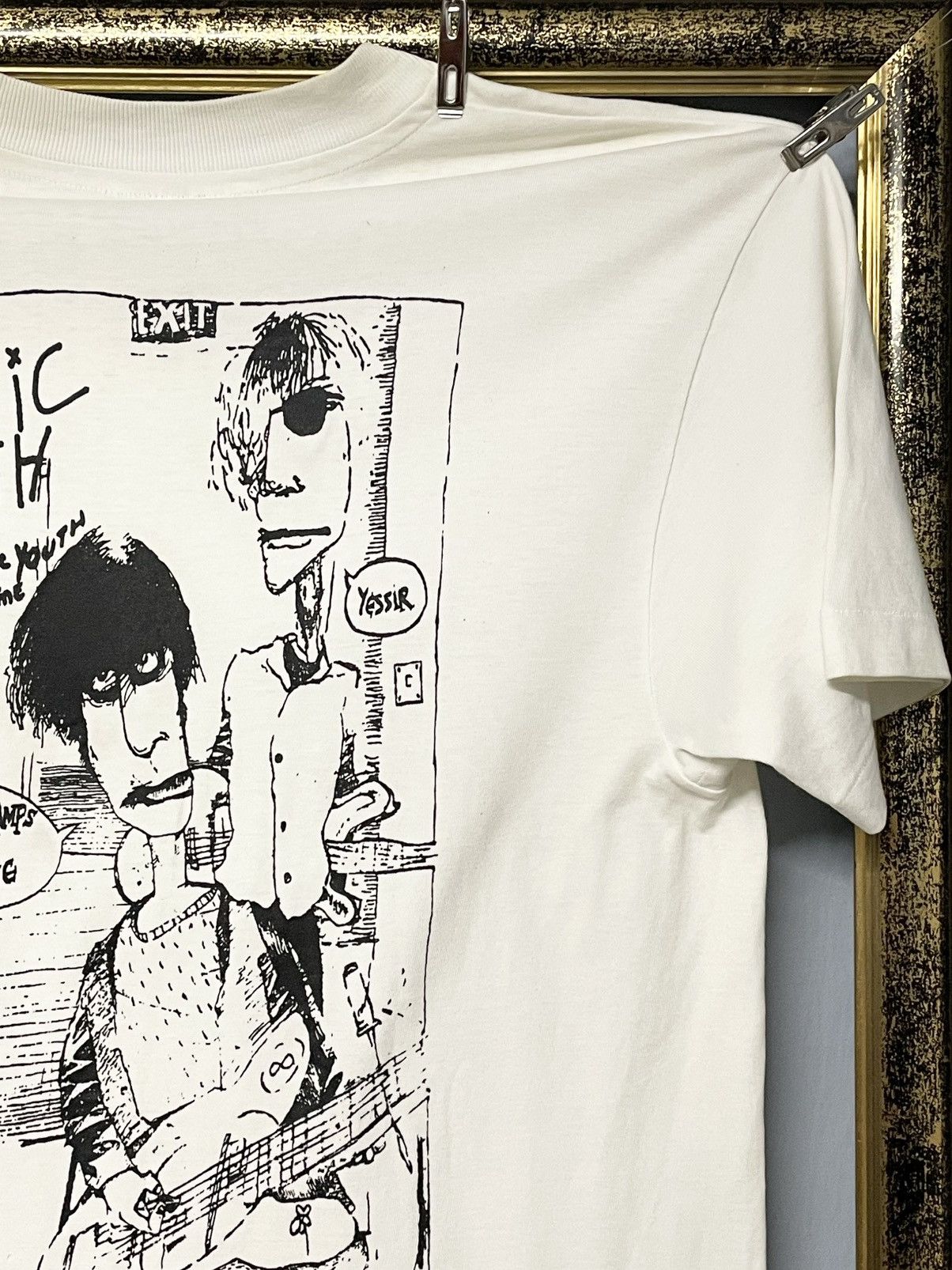 Vintage Vintage 1993 Sonic Youth Sonic Death Fanzine#3 Rare Find Tee Size US M / EU 48-50 / 2 - 5 Thumbnail