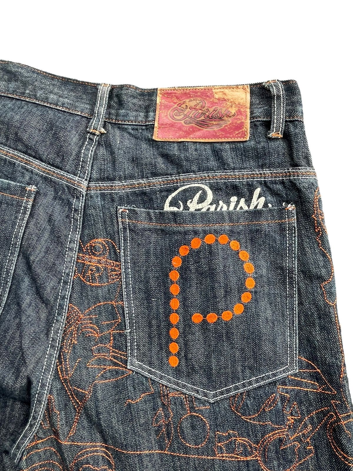 Japanese Brand Parish Custom Denim Size US 33 - 11 Thumbnail