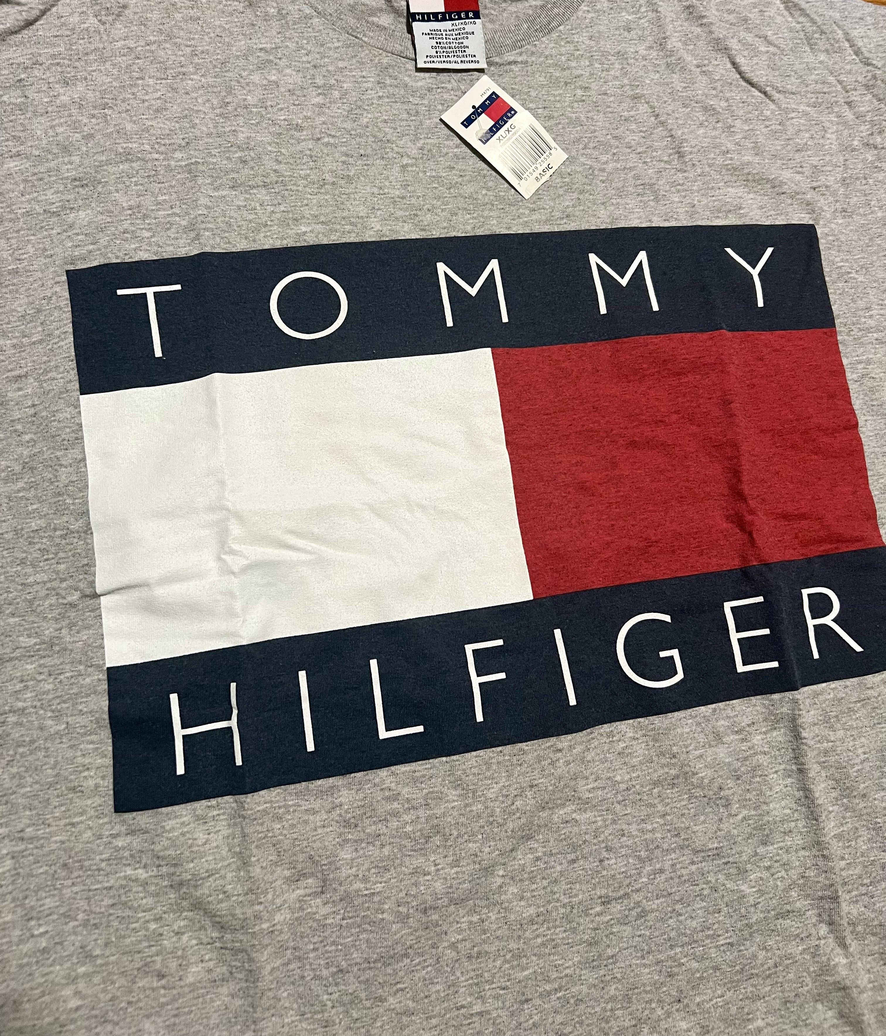 Tommy Hilfiger Tommy Hilfiger Y2K Big Logo Vintage Graphic T-Shirt Size US XL / EU 56 / 4 - 2 Thumbnail
