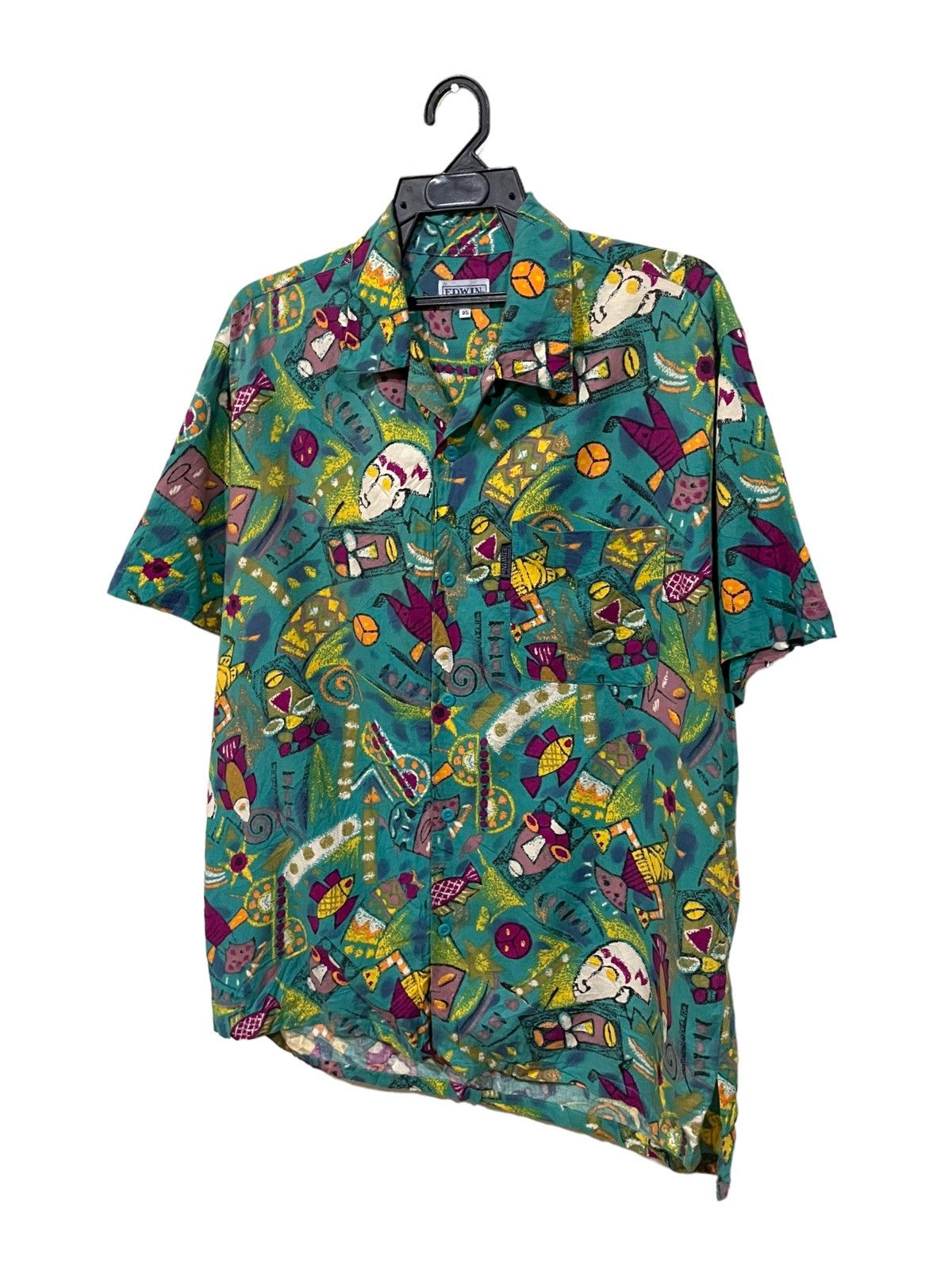 Art Comes First Edwin 80s Art AOP For Sensitive Age Production Shirts Size US XL / EU 56 / 4 - 3 Thumbnail
