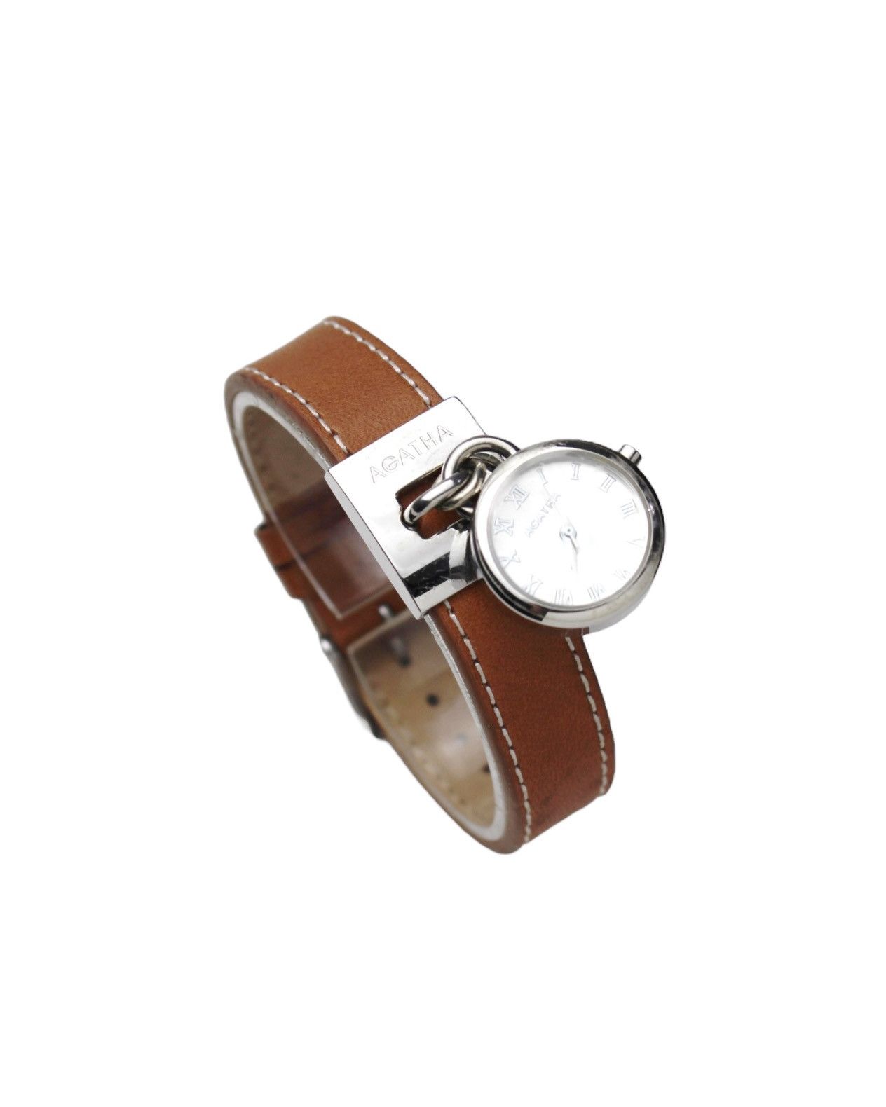Vintage SS2025 AGATHA PARIS CHARM LEATHER WATCH Size ONE SIZE - 1 Thumbnail