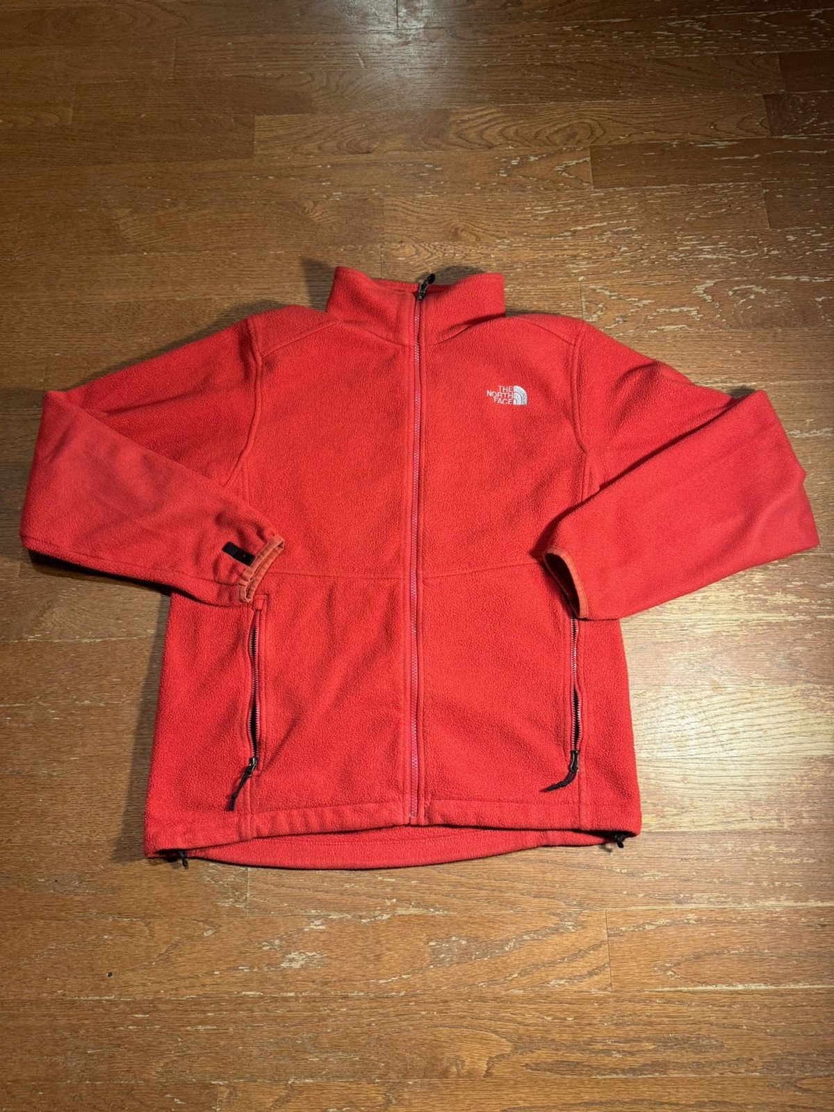 The North Face The North Face Red Fleece Zip Up Jacket Size US M / EU 48-50 / 2 - 1 Thumbnail