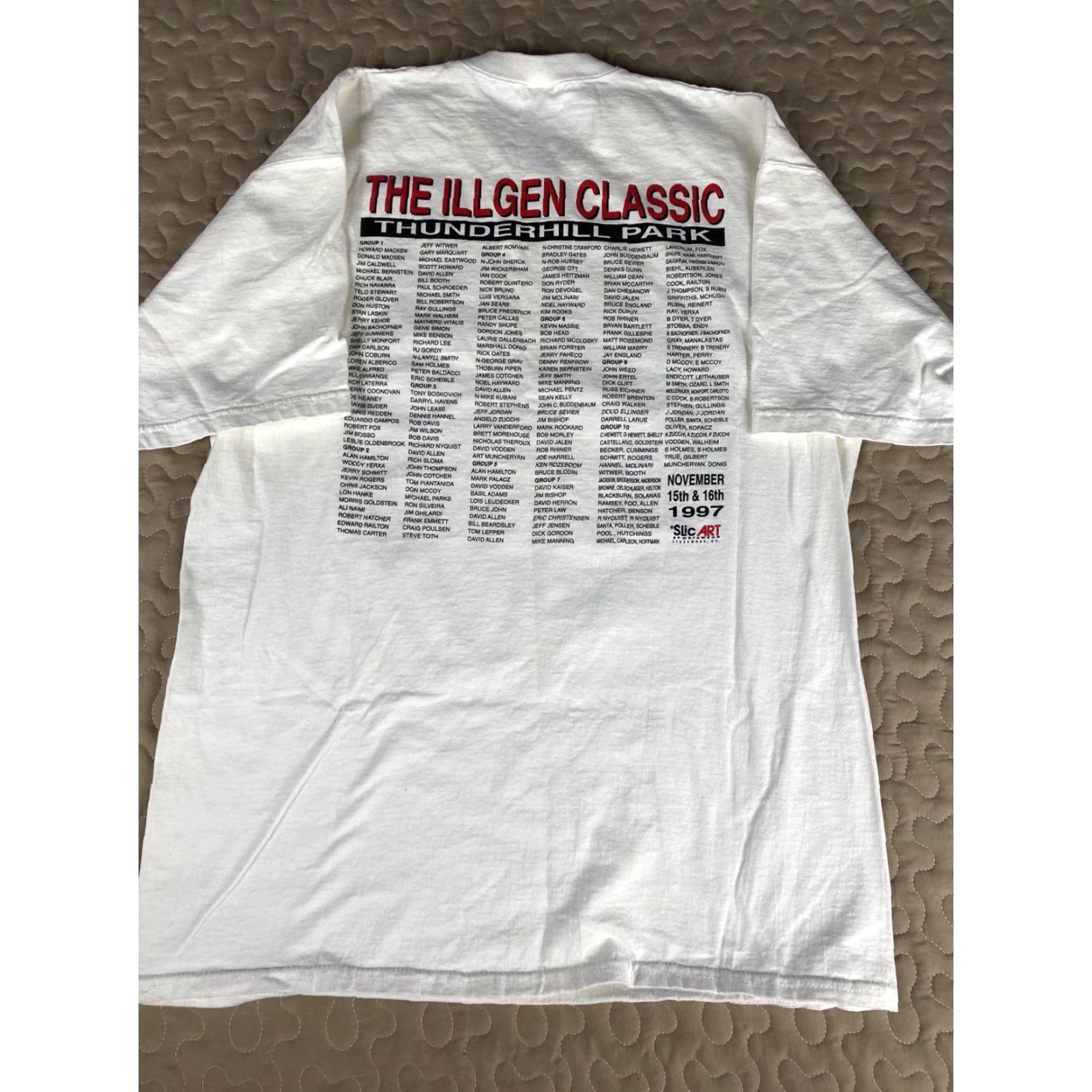 Vintage VINTAGE 1997 RDC Illgen Regional Enduro T Shirt L San Francisco Car Club Shirt Mens Size US L / EU 52-54 / 3 - 6 Thumbnail