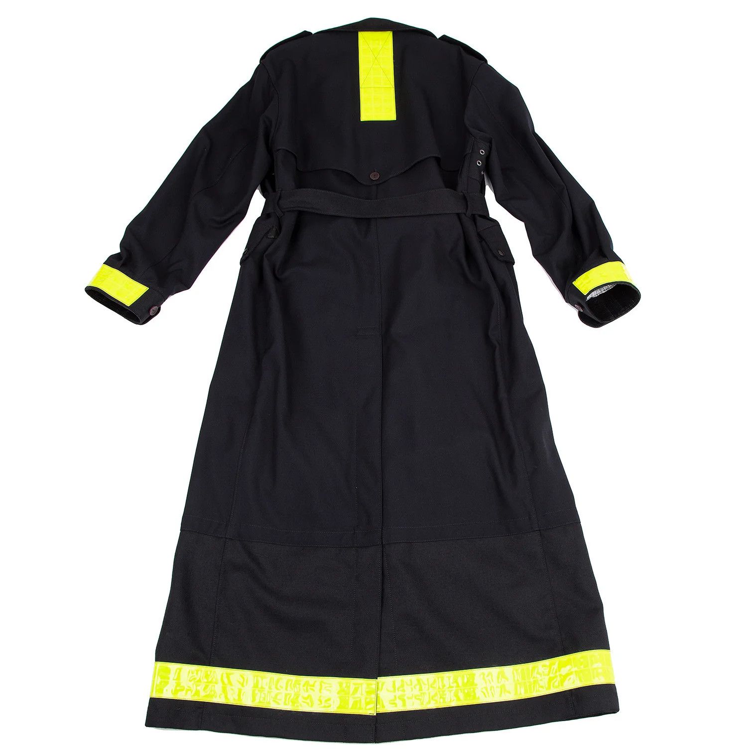 Junya Watanabe Reflective Decor Wool Coat in Navy Yellow, Size S Size US S / EU 44-46 / 1 - 15 Thumbnail