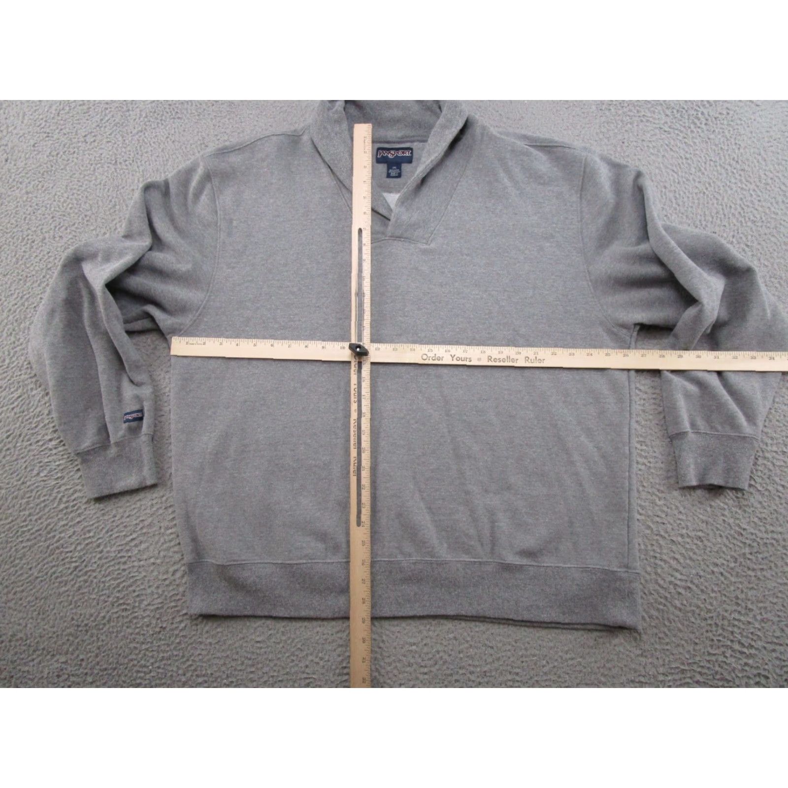 Jansport VINTAGE JanSport Sweatshirt Pullover Hooded Long Sleeve Mens XL Gray Size US XL / EU 56 / 4 - 4 Thumbnail