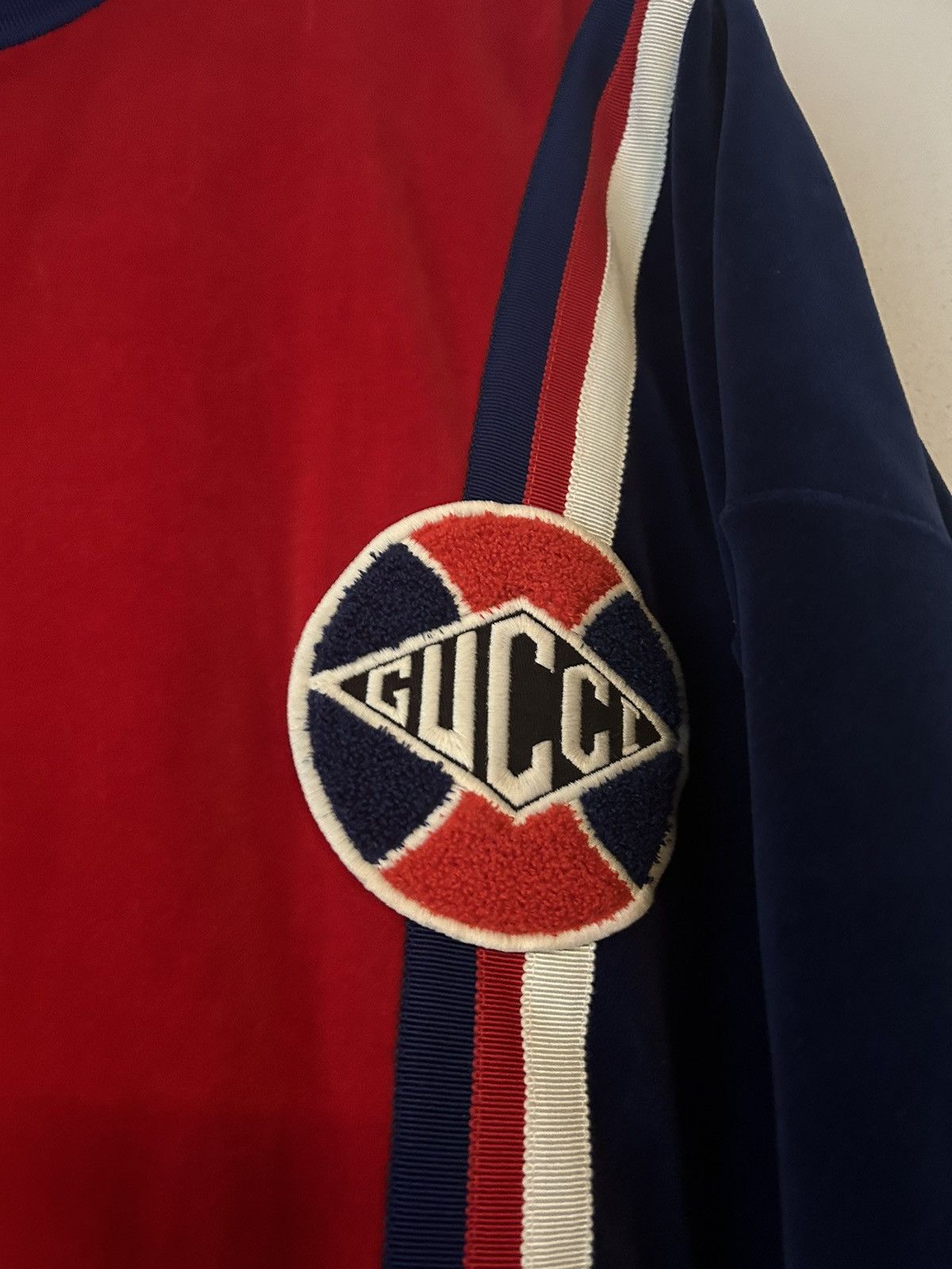 Gucci Velour Velvet Track Jacket Size US L / EU 52-54 / 3 - 2 Thumbnail