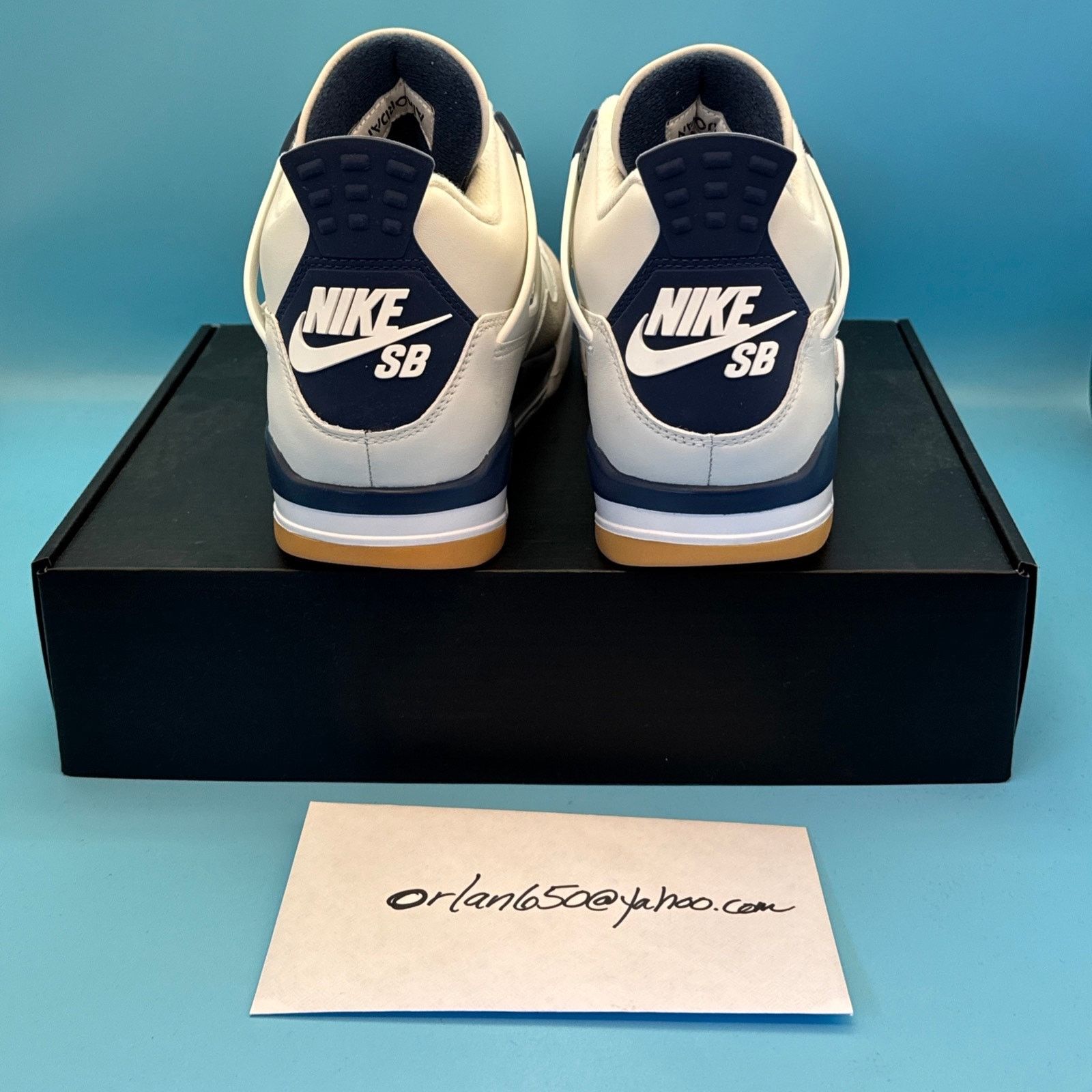 Nike Jordan 4 Retro SB 2025 Navy m8 w9.5 Size US 8 / EU 41 - 5 Thumbnail