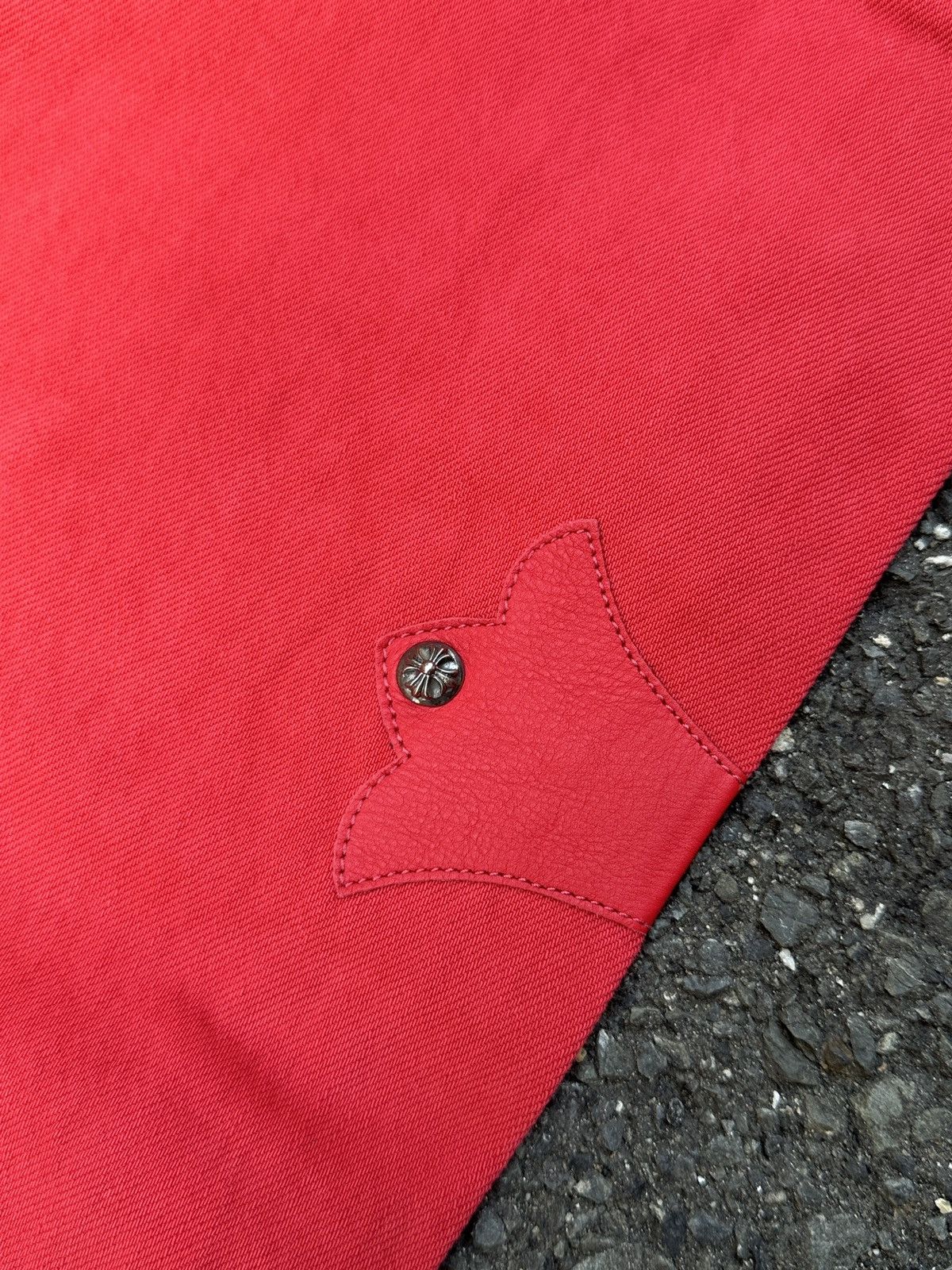 Chrome Hearts Paris Exclusive Red Patches LEVIS 501 Jeans Size US 34 / EU 50 - 11 Thumbnail