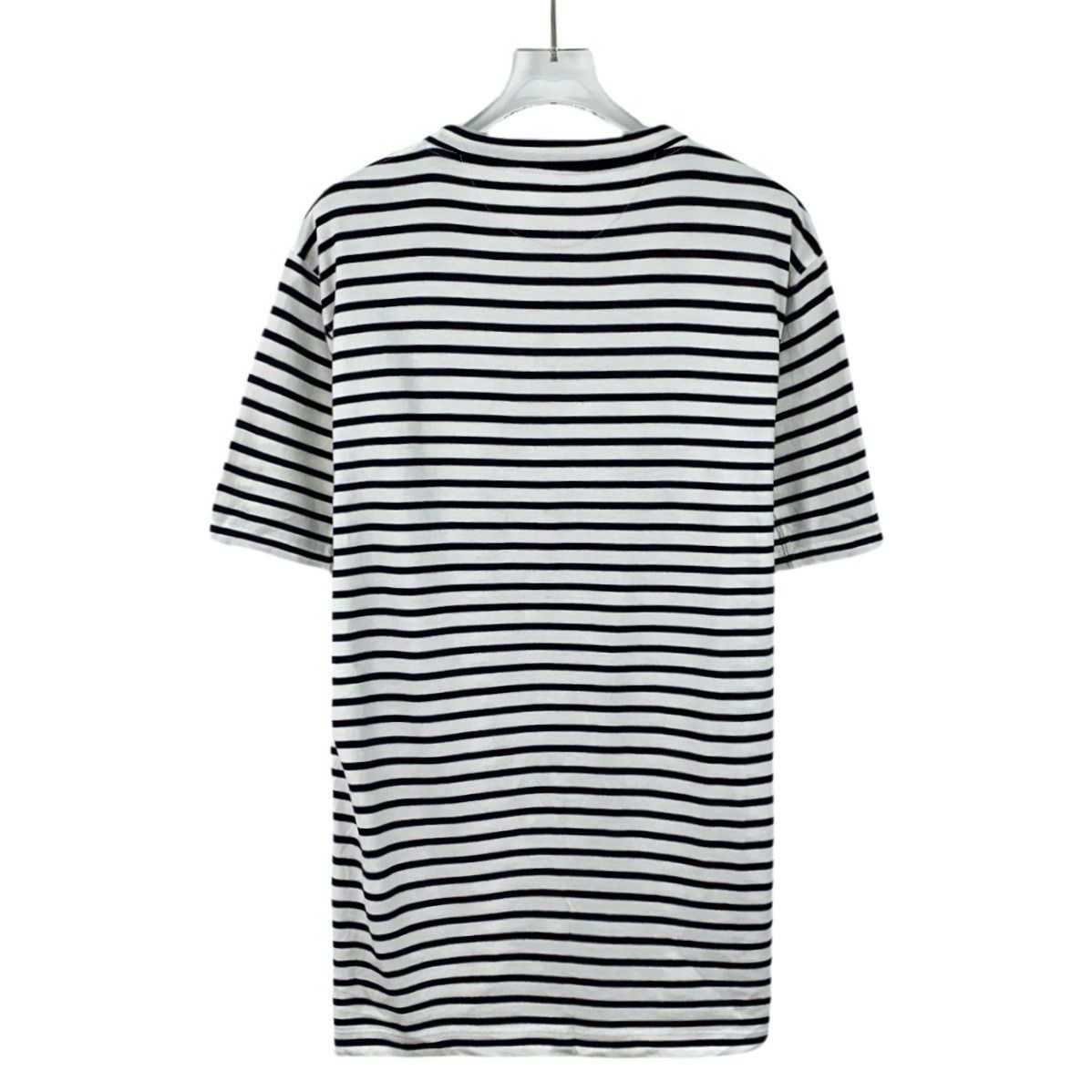 Brunello Cucinelli Brunello Cucinelli Tee – Grey Stripe Cotton (Size M) Size US M / EU 48-50 / 2 - 6 Thumbnail