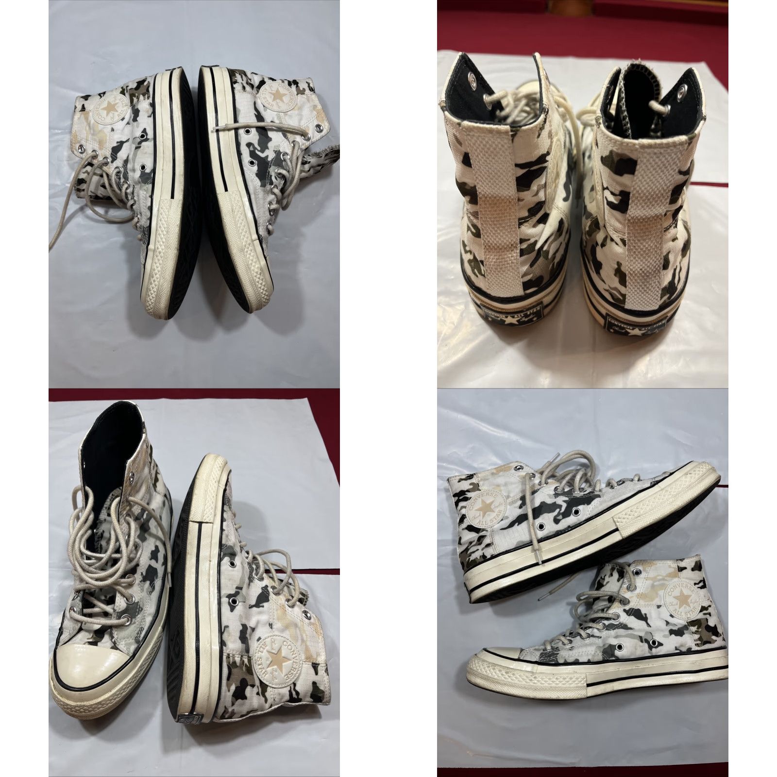 Converse Converse Chuck 70 High Top Camouflage Green White Mens 8.5 Womens 10.5 US 65 913C Camouflage Print Sneakers Shoe High Top Textile Pattern Size M / US 6-8 / IT 42-44 - 10 Thumbnail