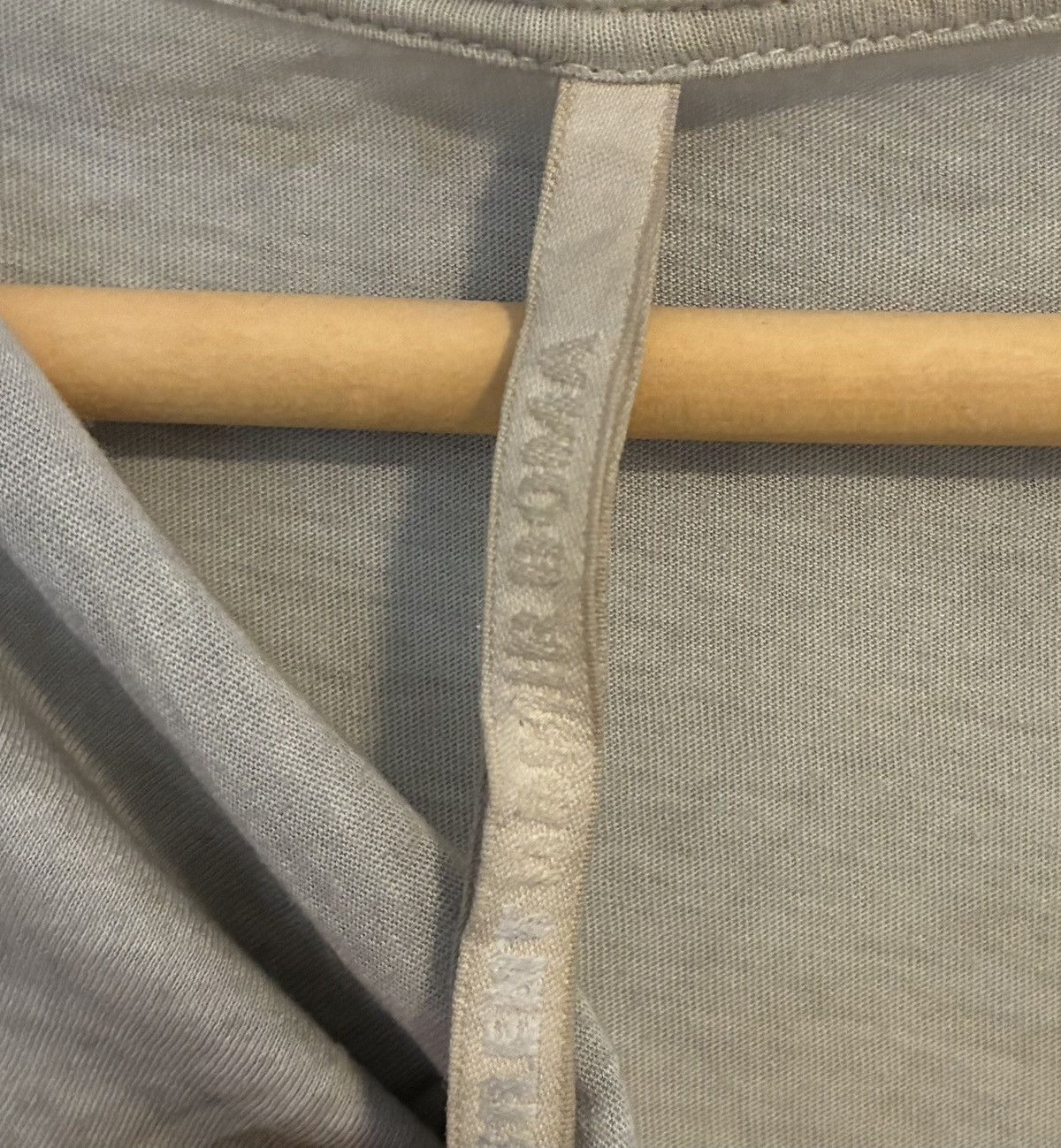 Damir Doma Damir Doma Draped Cowl Short Sleeve Tee in Taupe Size US M / EU 48-50 / 2 - 3 Thumbnail