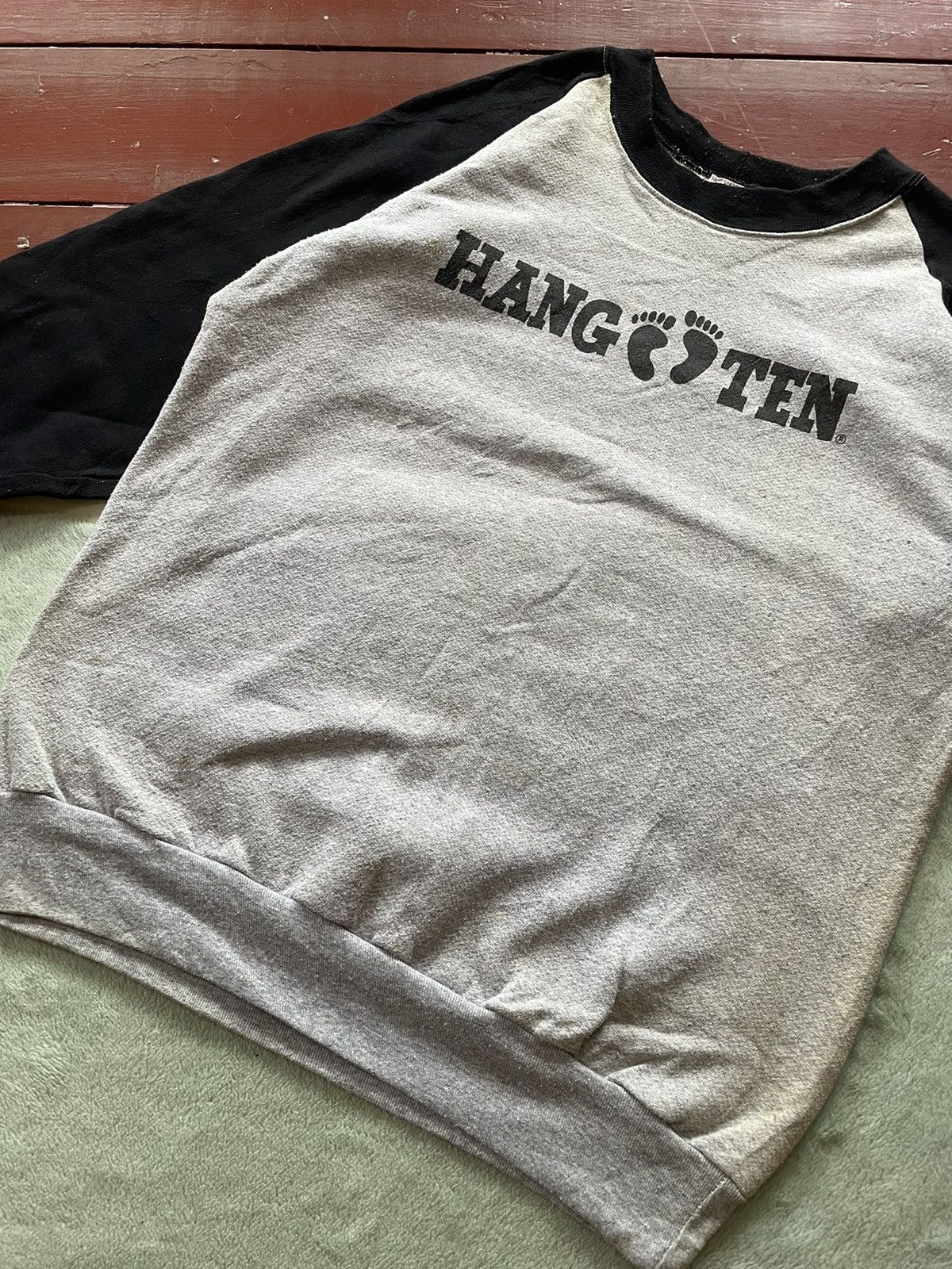 Hang Ten Vintage Hang Ten Raglan Sweater Crewneck Size US M / EU 48-50 / 2 - 5 Thumbnail