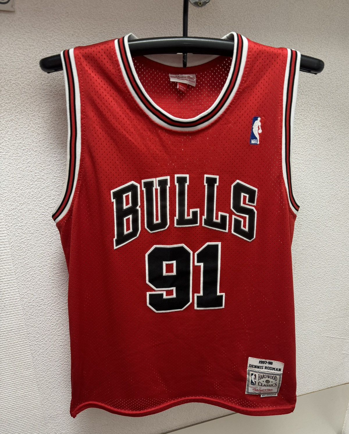 NBA Rodman 91 nba vintage jersey Chicago bulls mitchell & ness L Size US L / EU 52-54 / 3 - 2 Thumbnail
